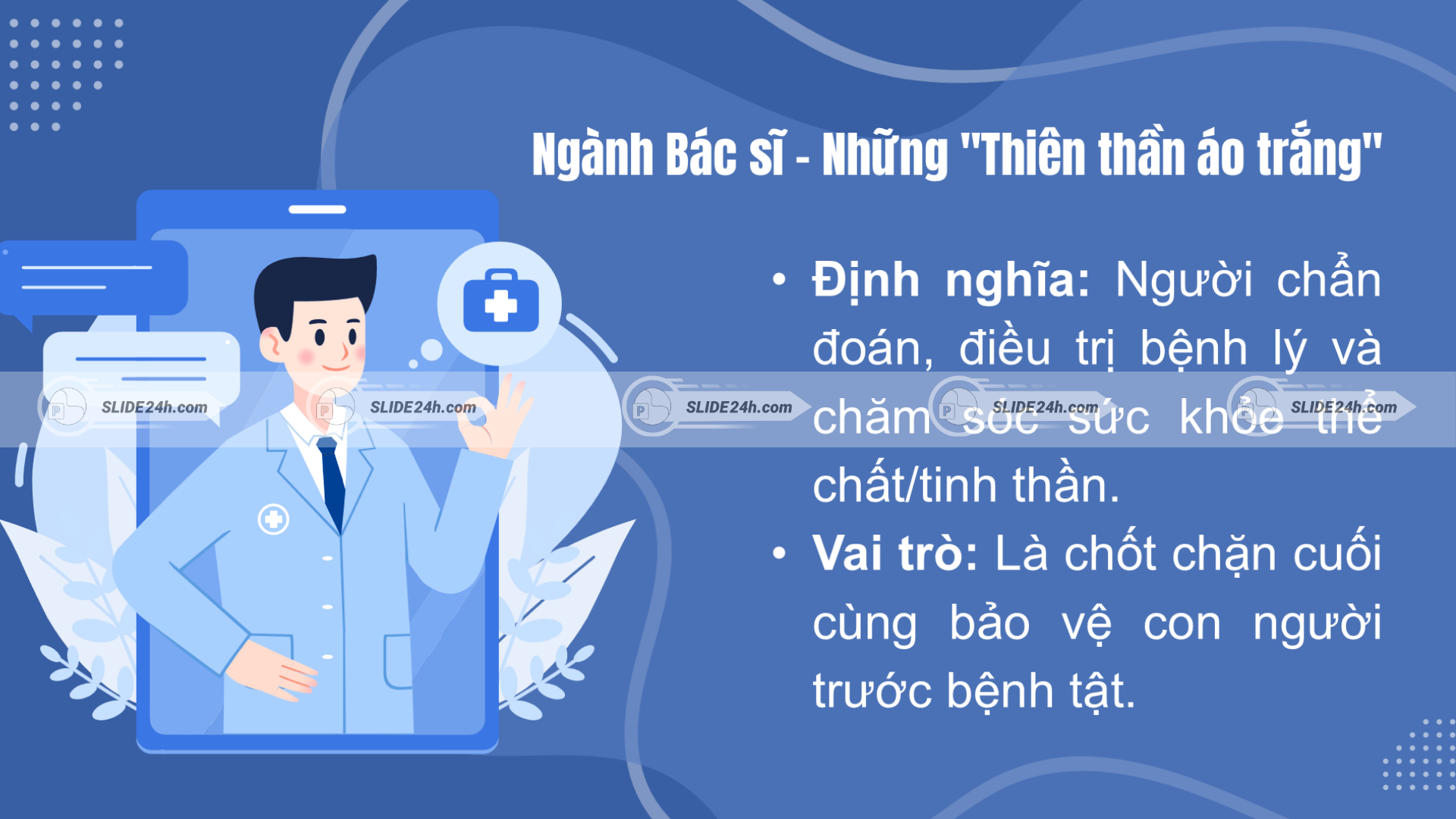 Nghề bác sĩ.