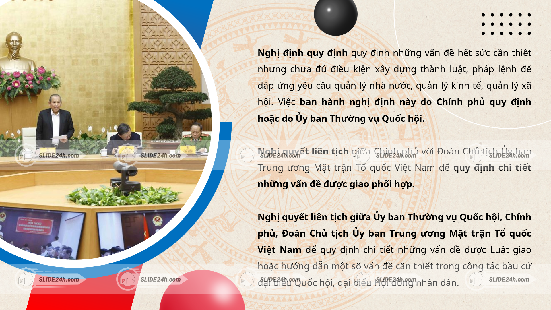 nghị định quy định và nghị quyết liên tịch