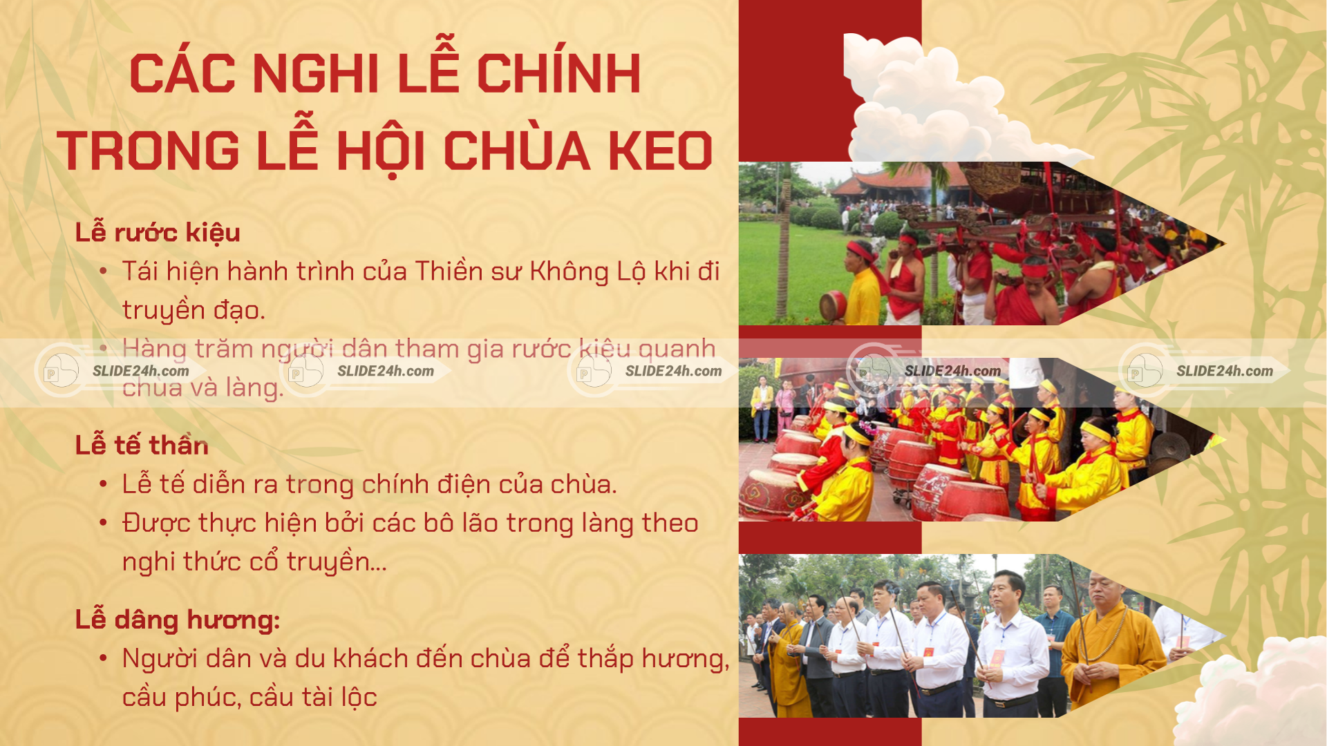 nghi lễ lễ hội chùa keo