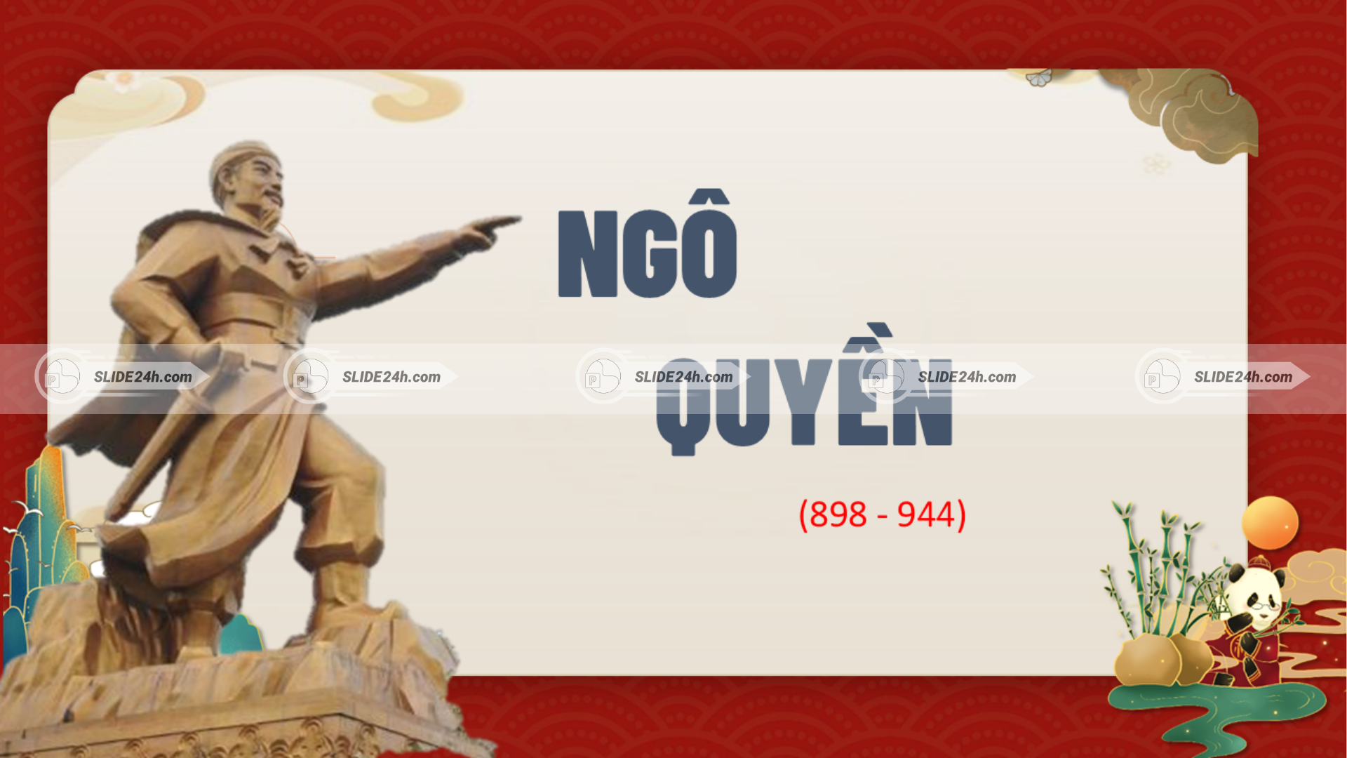 Ngô Quyền và chiến thắng Bạch Đằng năm 938, mở ra thời kỳ độc lập lâu dài cho dân tộc Việt Nam.