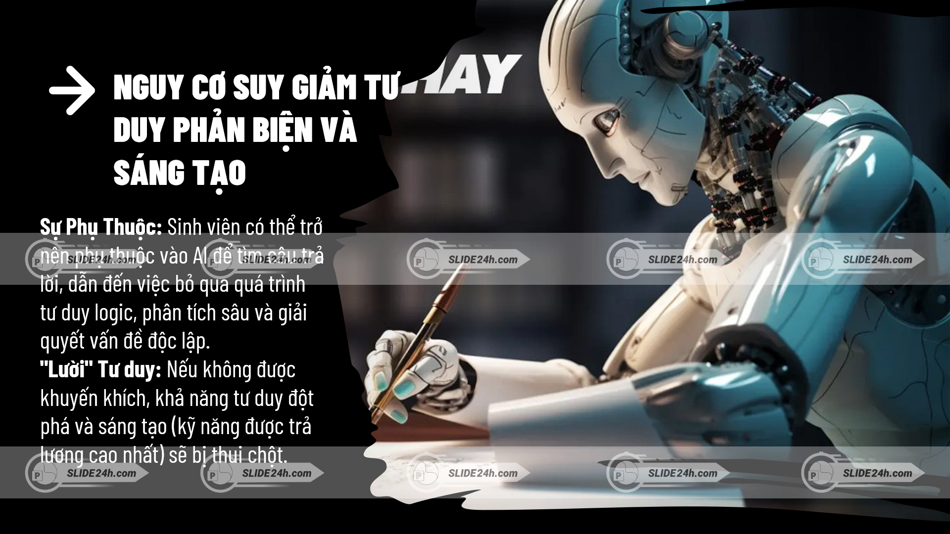 nguy cơ suy giảm tư duy phản biện khi phụ thuộc ai