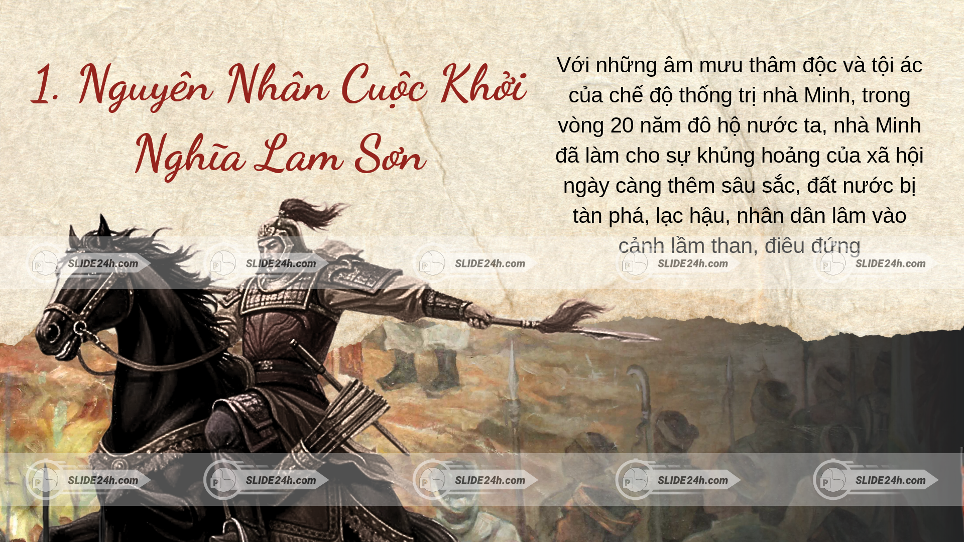 Nguyên nhân khởi nghĩa Lam Sơn