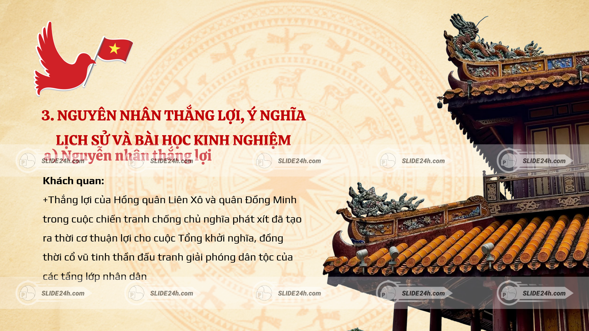 nguyên nhân thắng lợi của cách mạng tháng tám 1945 và ý nghĩa lịch sử đối với dân tộc việt nam