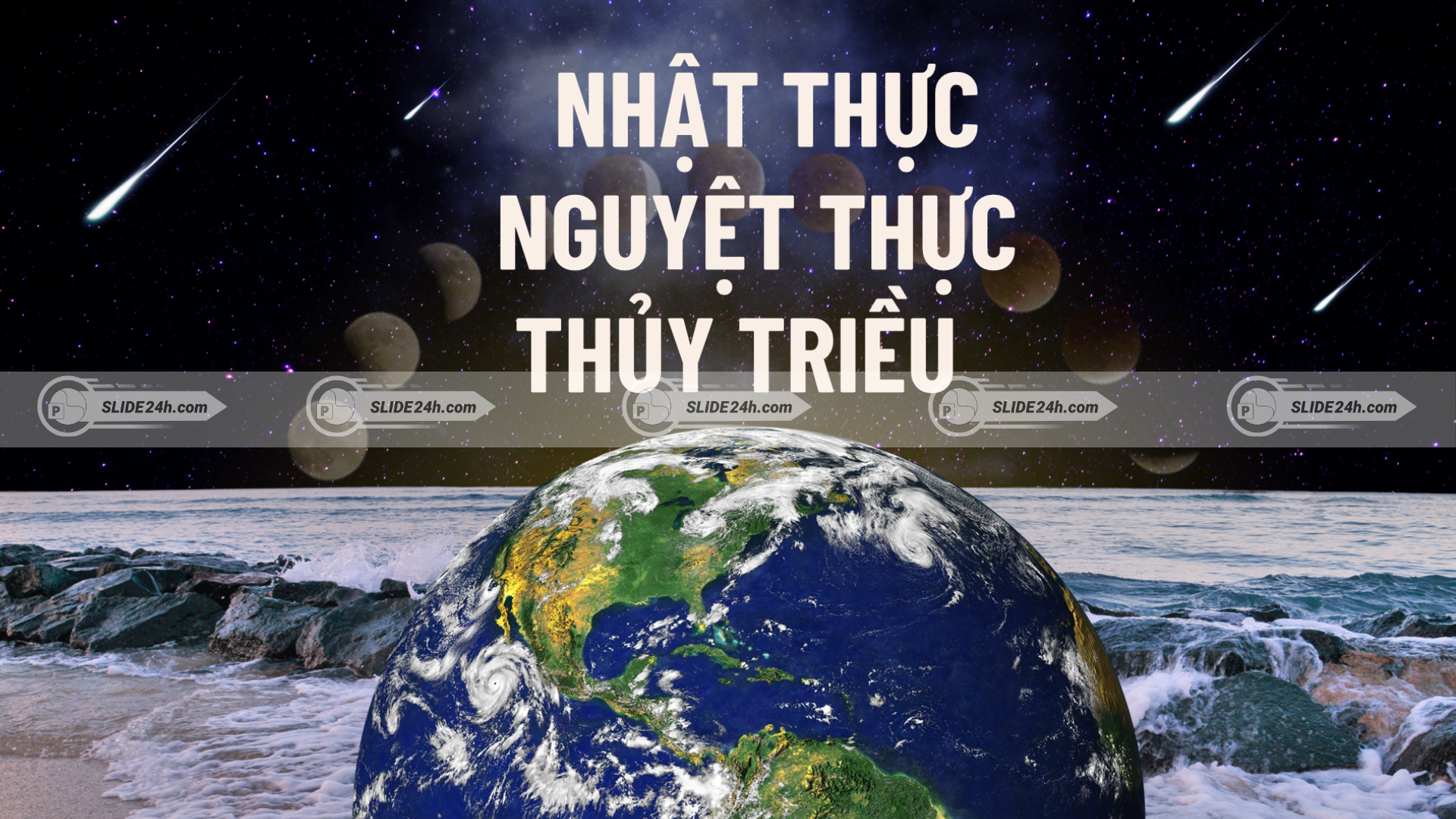 Nhật thực nguyệt thực thủy triều.