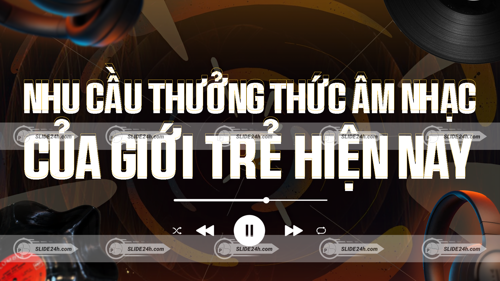 nhu cầu thưởng thức âm nhạc của giới trẻ với tai nghe và nền tảng nghe nhạc hiện đại