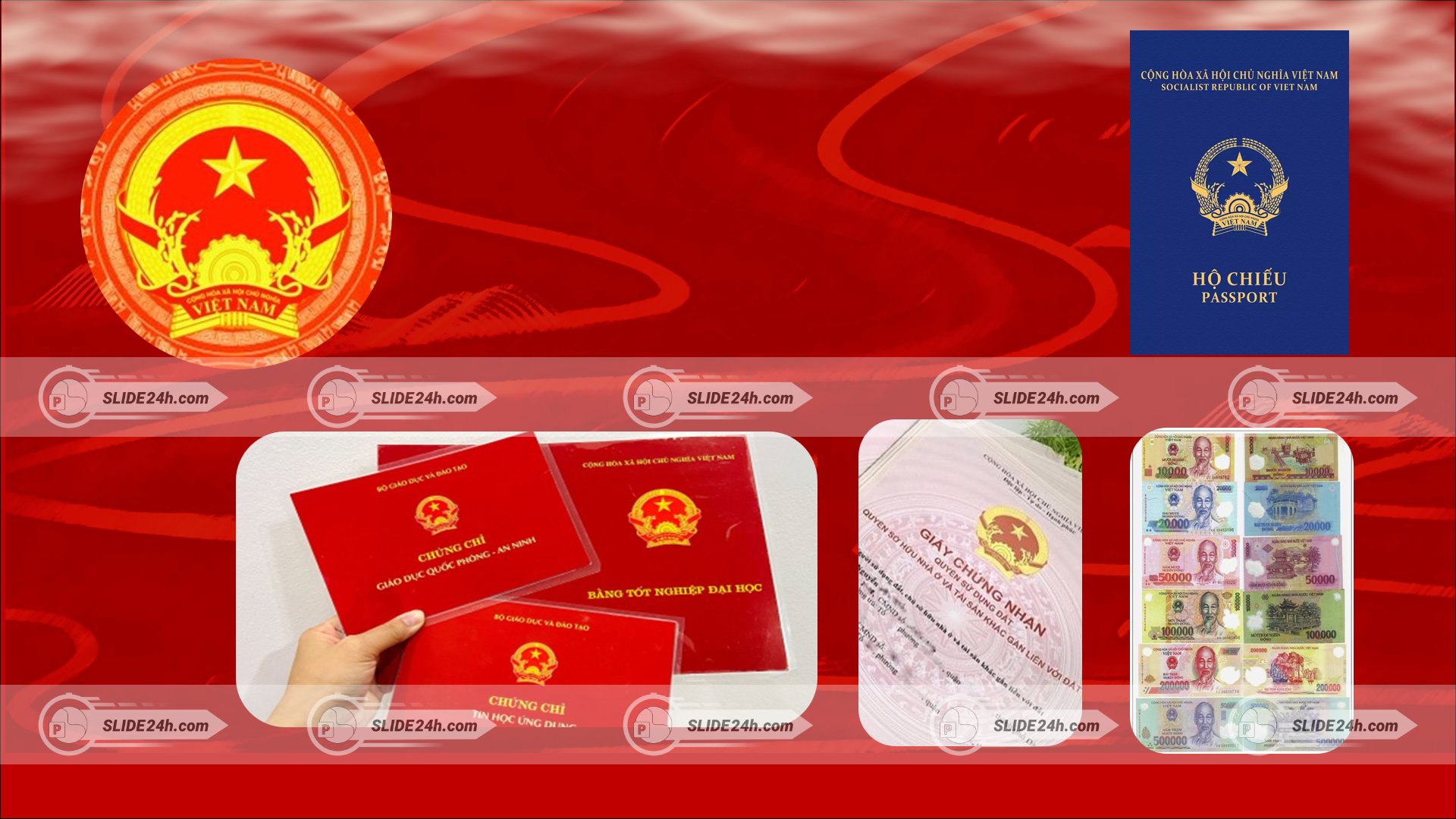 Những nơi xuất hiện Quốc huy 