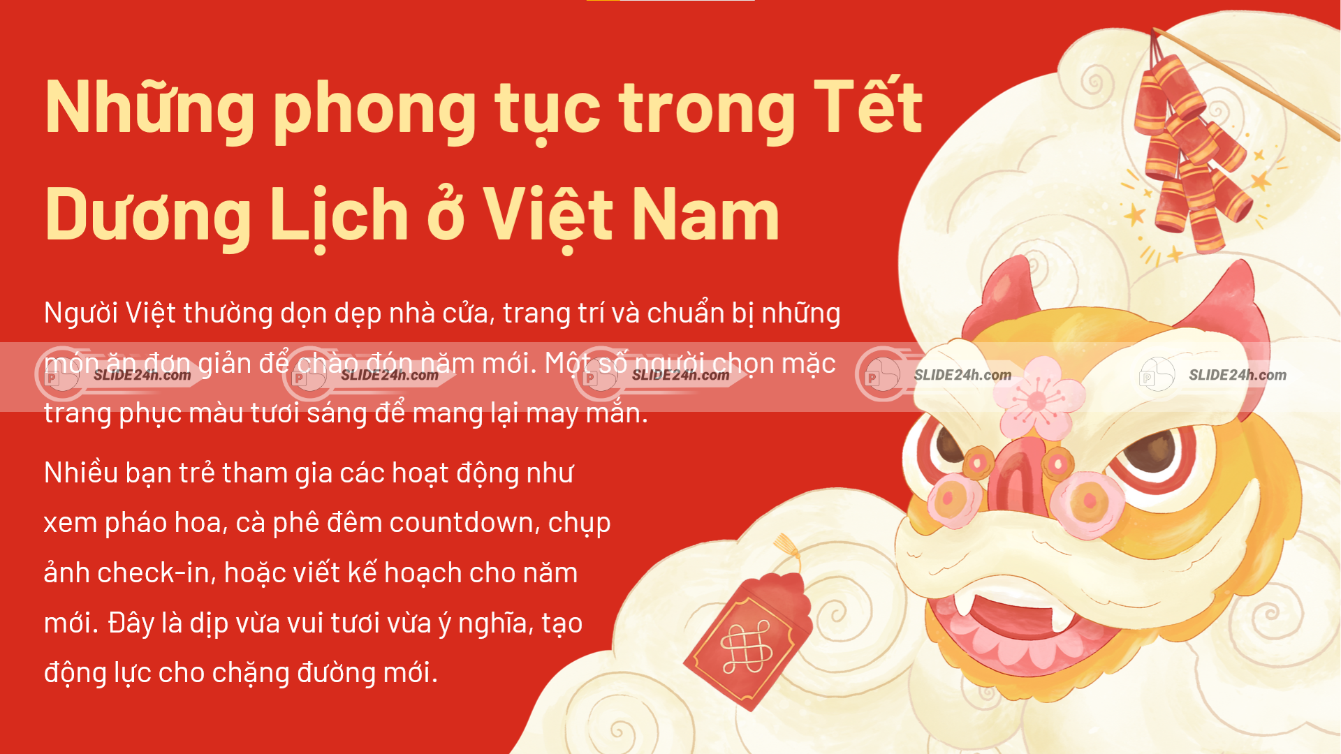Những phong tục trong Tết Dương lịch ở Việt Nam