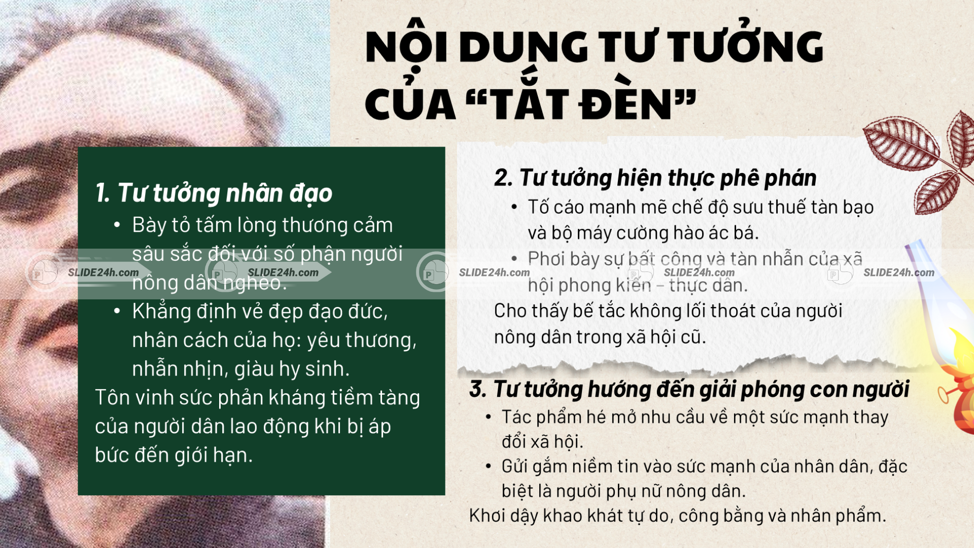 Nội dung tư tưởng Tắt đèn.