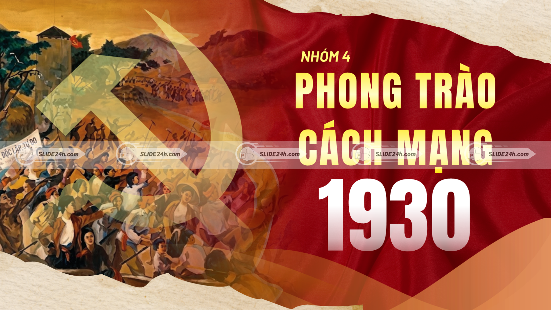 Phong trào cách mạng 1930 trong lịch sử cách mạng Việt Nam.