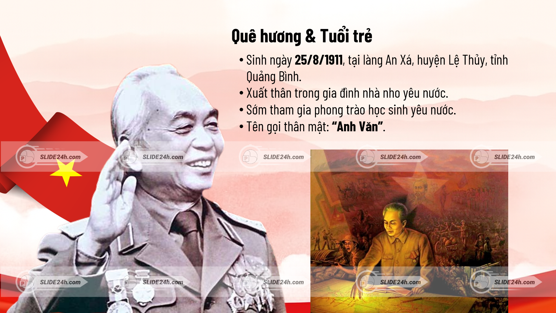 Quê hương và tuổi trẻ của Đại tướng Võ Nguyên Giáp