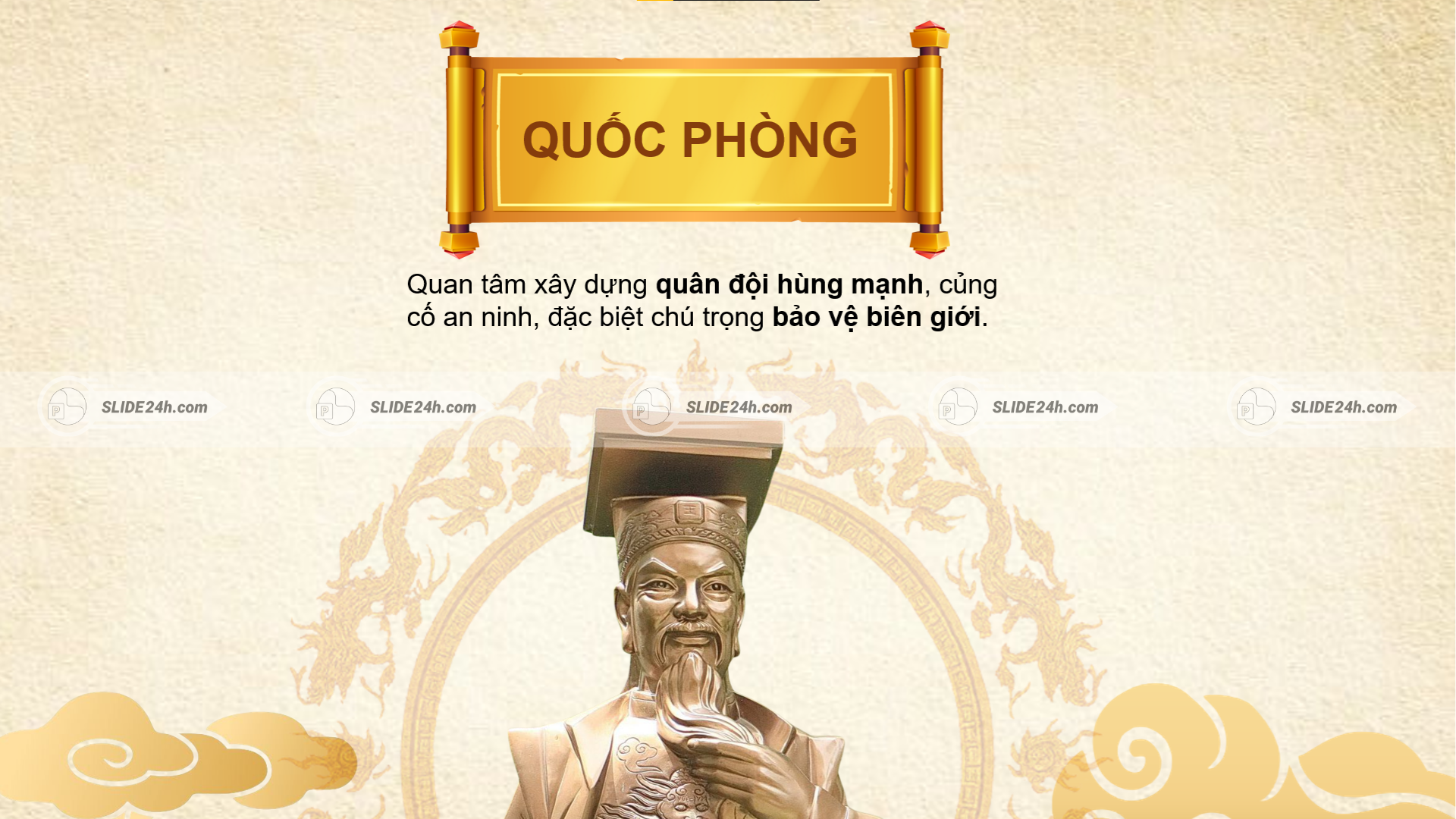 quốc phòng thời lê thánh tông xây dựng quân đội hùng mạnh bảo vệ biên giới