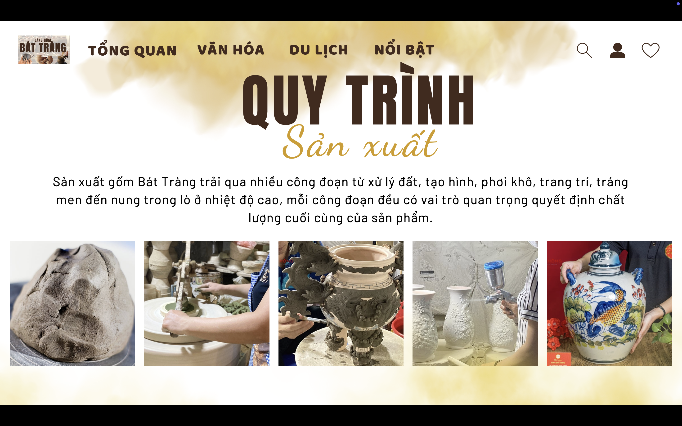 quy trình sản xuất gốm bát tràng thủ công