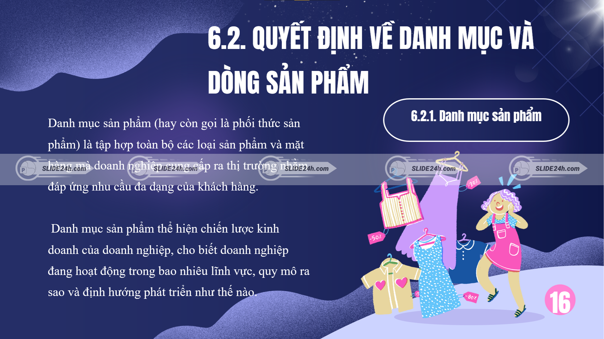 quyết định về danh mục và dòng sản phẩm trong marketing