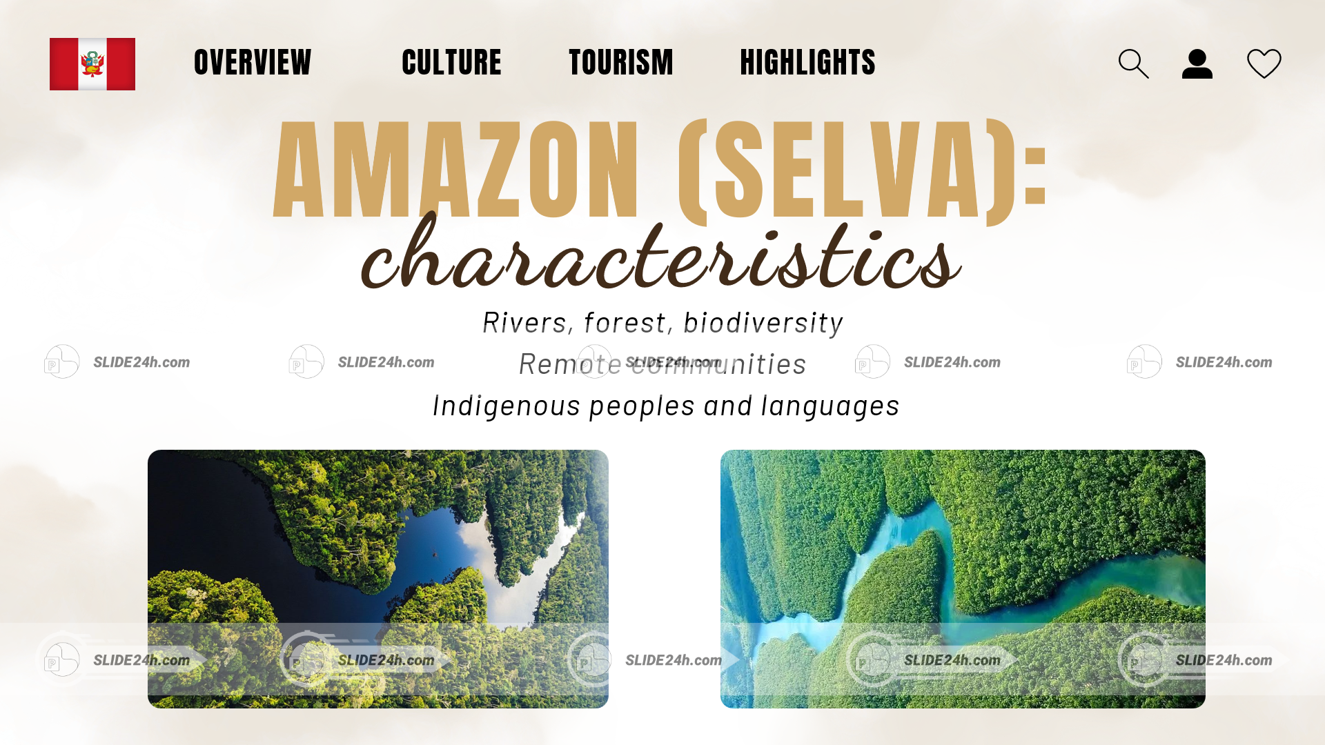 Rừng Amazon Selva ở Peru
