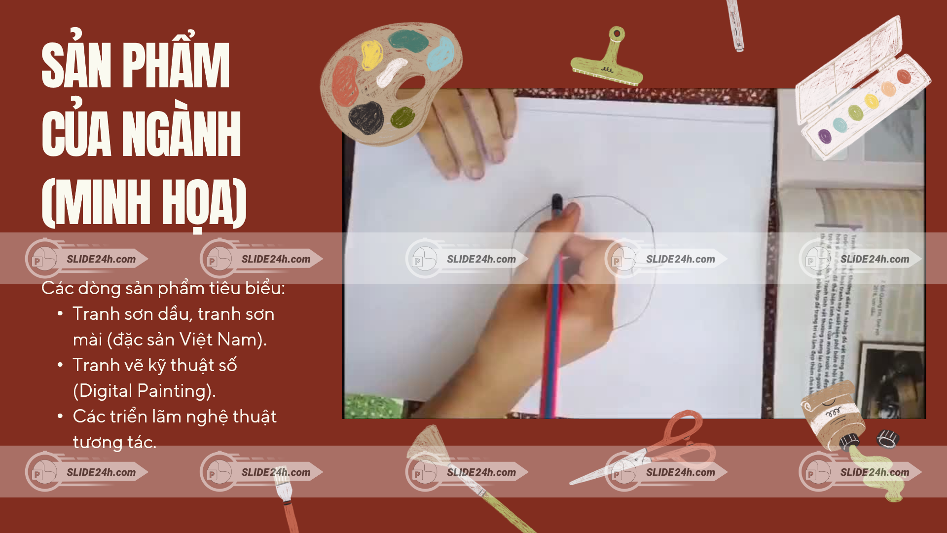 sản phẩm của ngành hội họa với tranh sơn dầu tranh kỹ thuật số và triển lãm nghệ thuật
