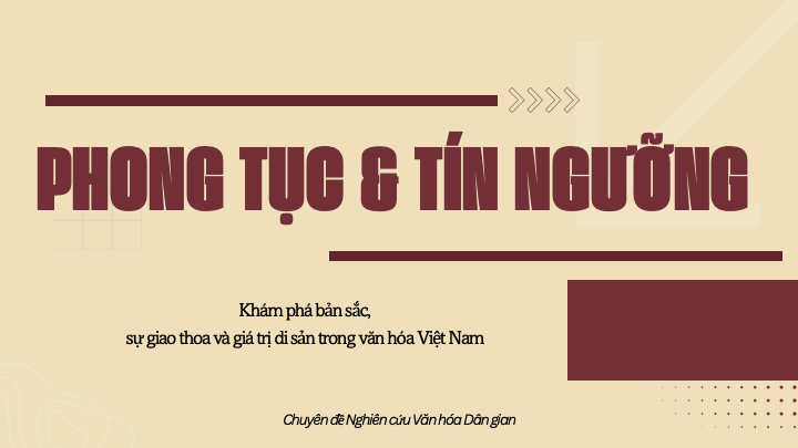 slide bìa chuyên đề phong tục và tín ngưỡng việt nam