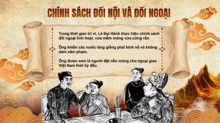 slide chính sách đối nội đối ngoại của Lê Đại Hành