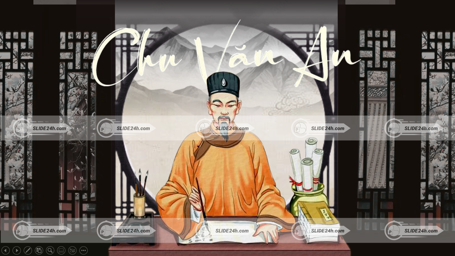 Slide Chu Văn An