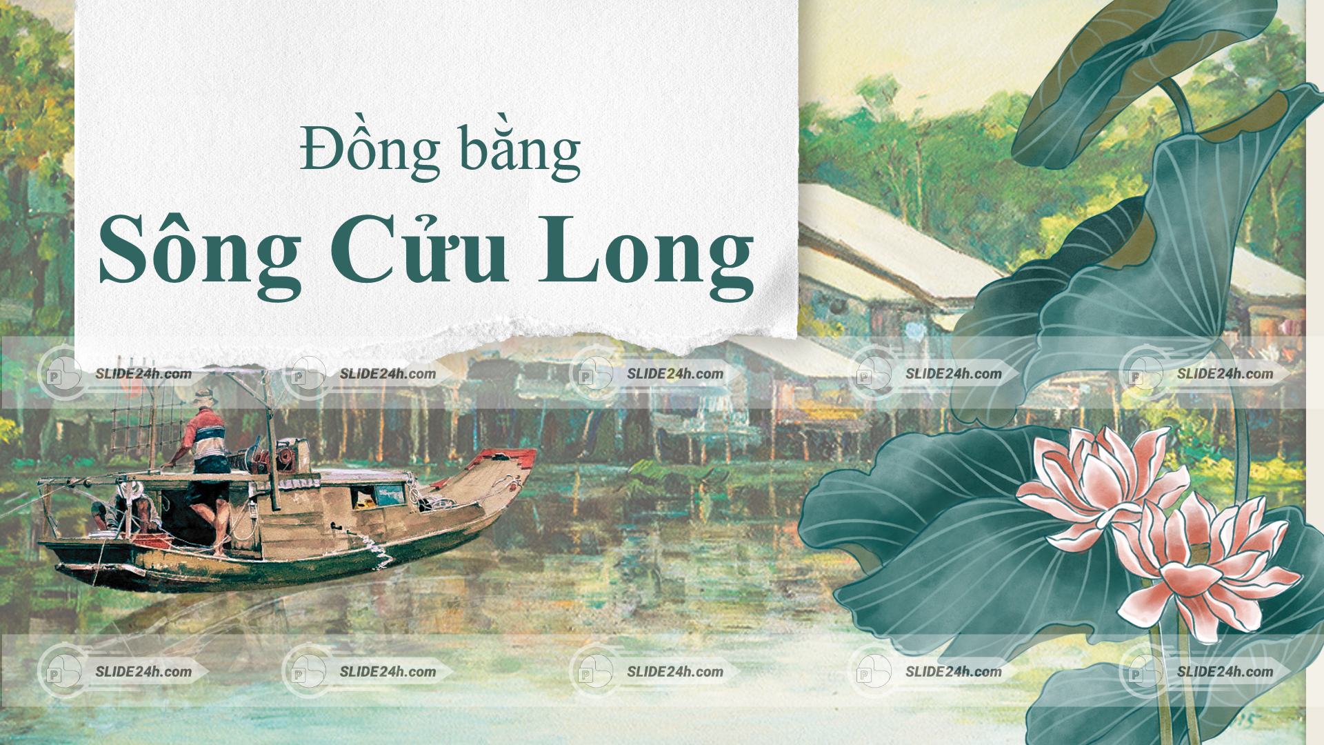 Slide Đồng bằng Sông Cửu Long