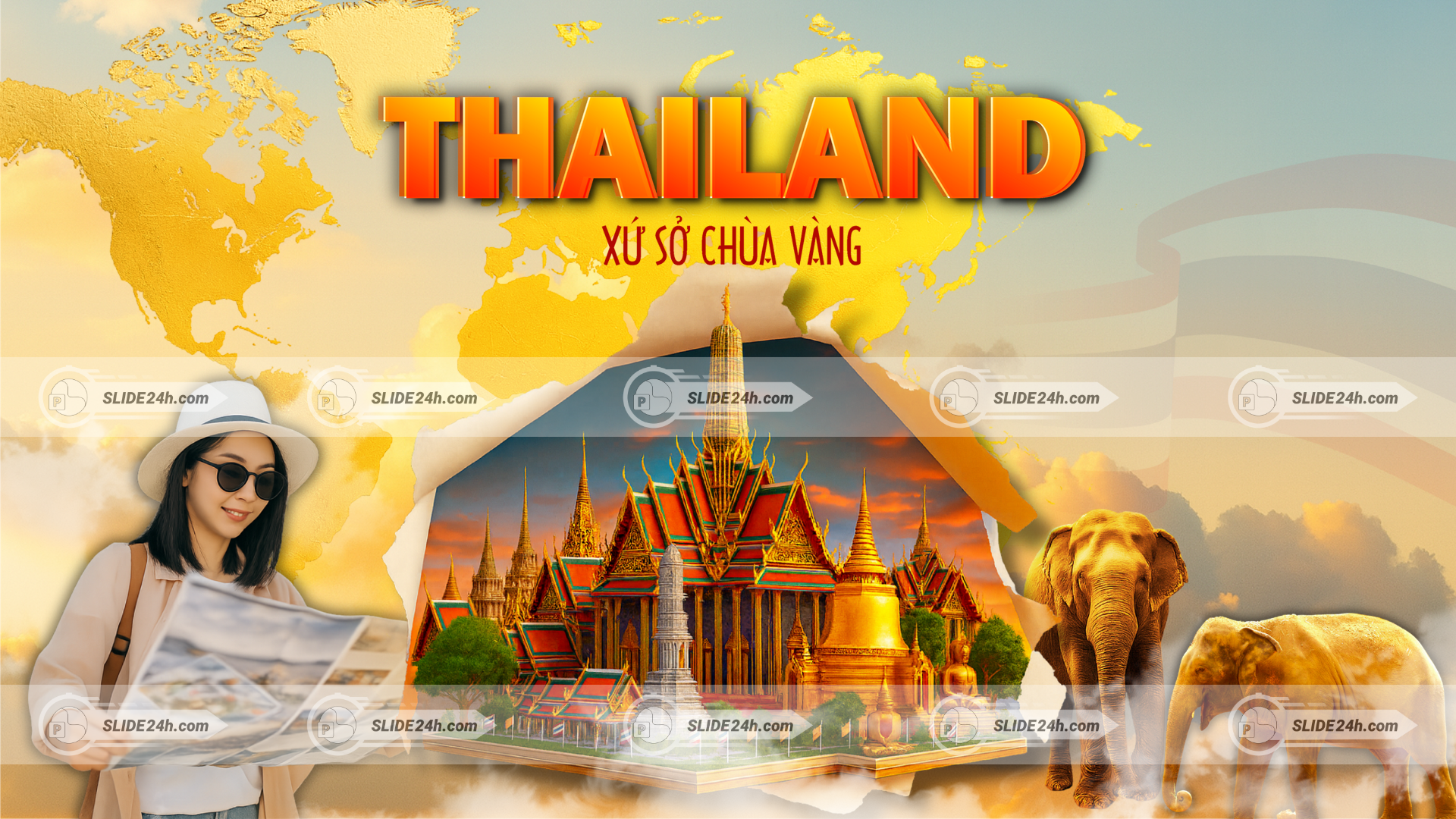Slide du lịch Thái Lan