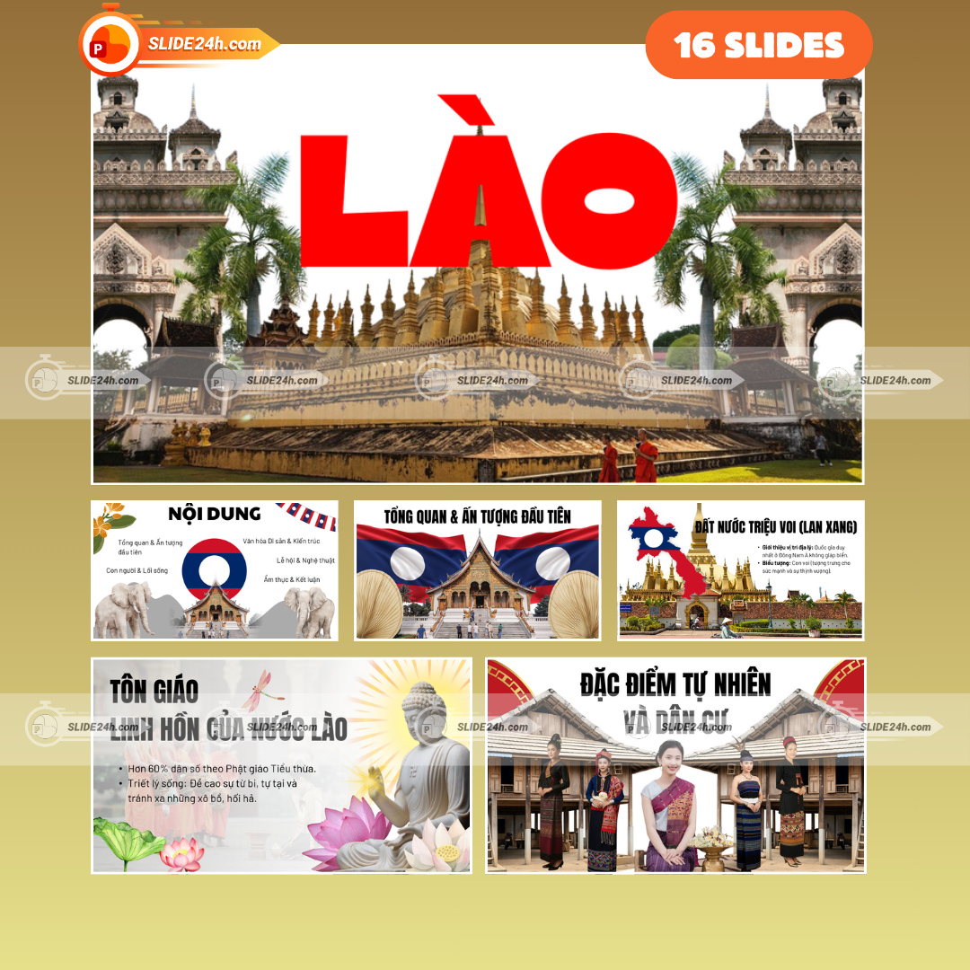 Slide Quốc Gia Lào