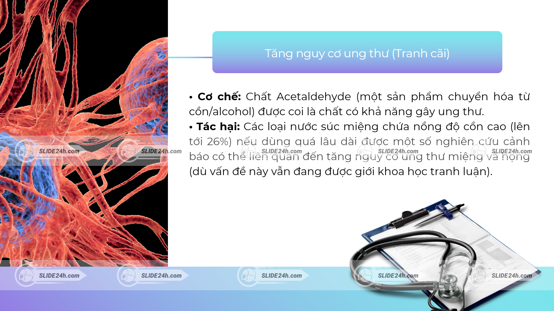 Sử dụng nước súc miệng lâu tăng nguy cơ ung thư miệng