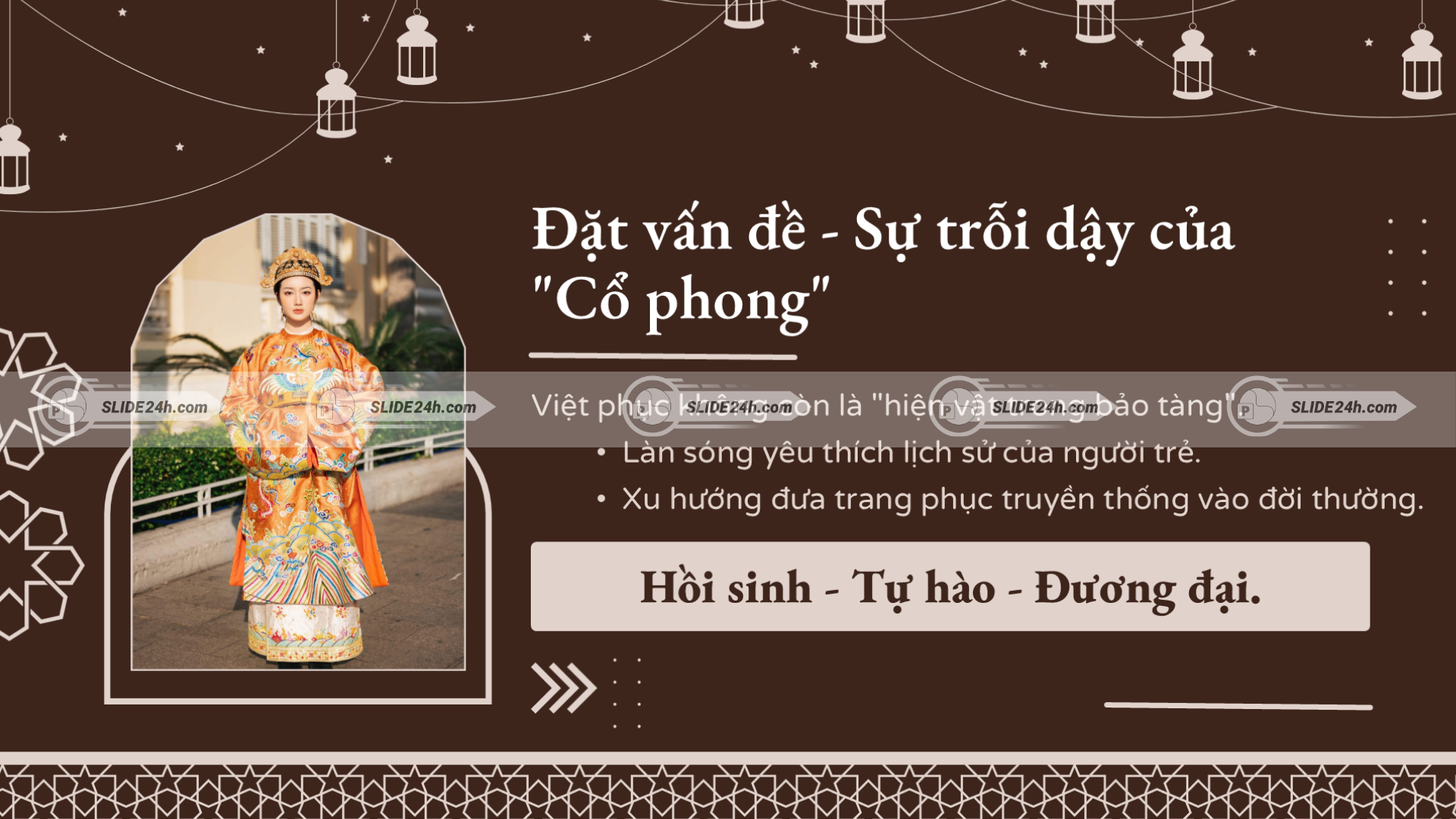 Sự trỗi dậy của cổ phong và hành trình hồi sinh Việt phục trong giới trẻ.