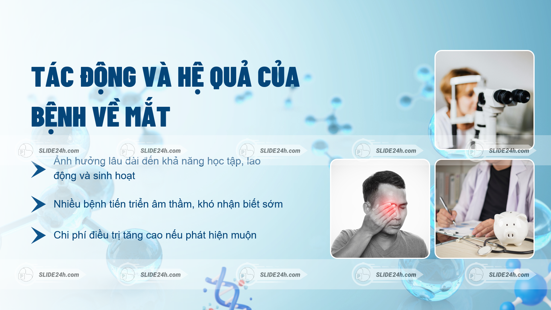 Tác động và ảnh hưởng của các bệnh về mắt