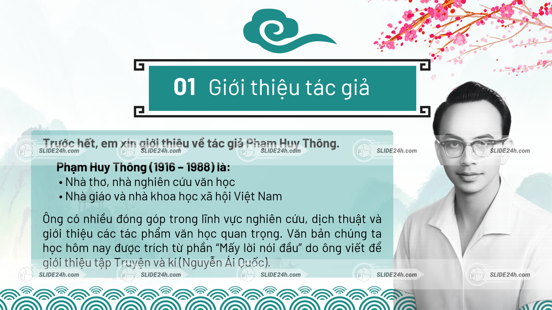 Tác giả Phạm Huy Thông và vai trò của ông với tập Truyện và Ký.