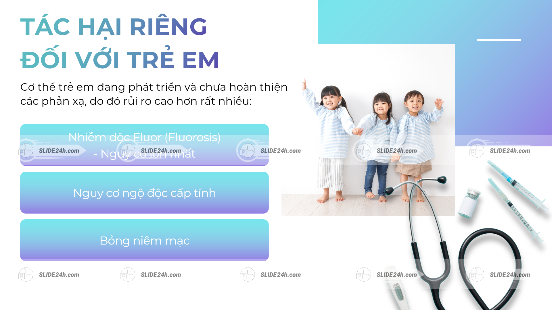 Tác hại của nước súc miệng đối với trẻ em