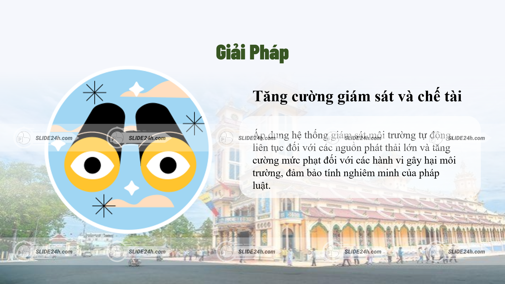tăng cường giám sát môi trường và chế tài xử phạt các hành vi gây ô nhiễm