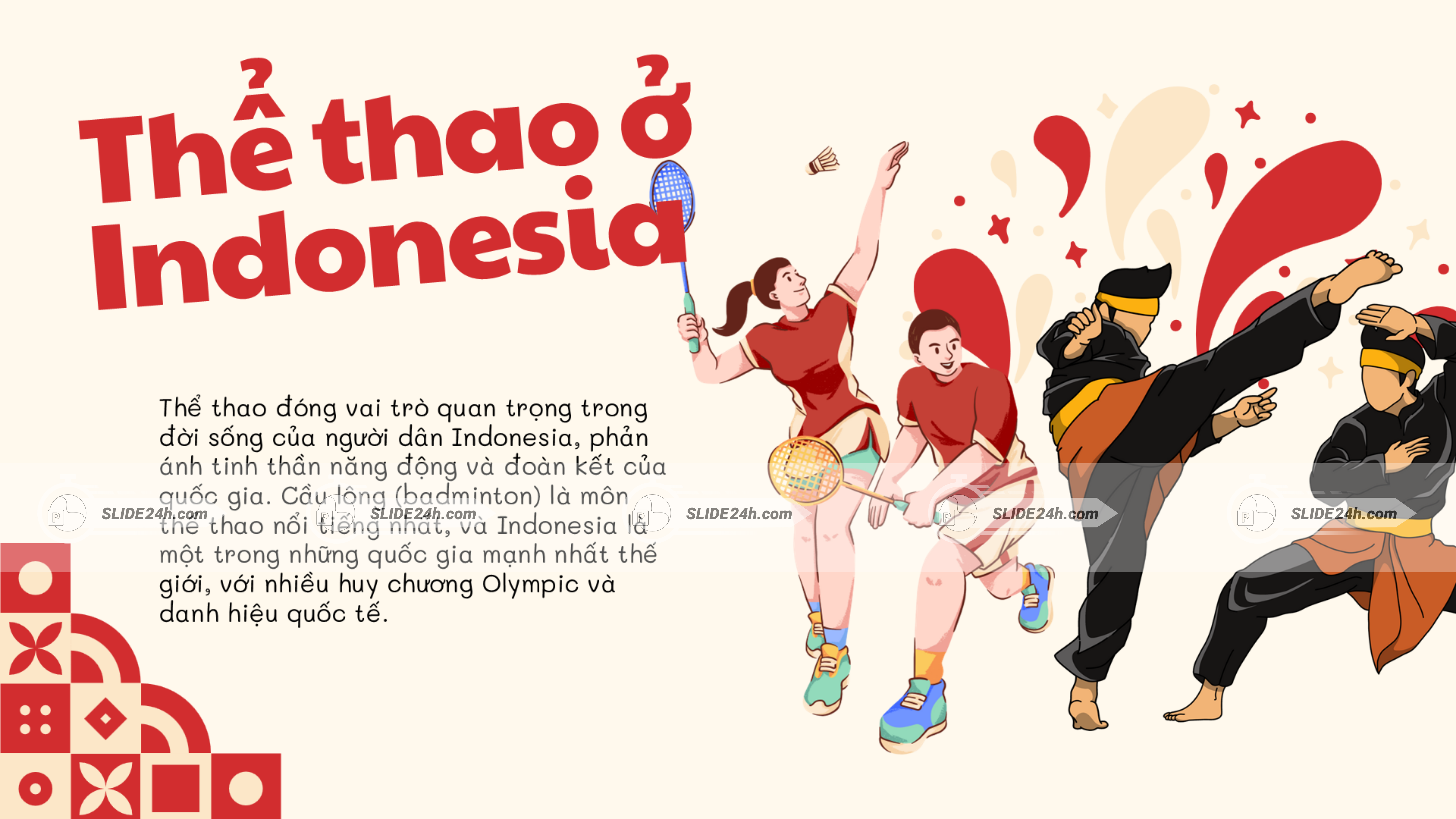 thể thao đóng vai trò quan trọng trong đời sống indonesia