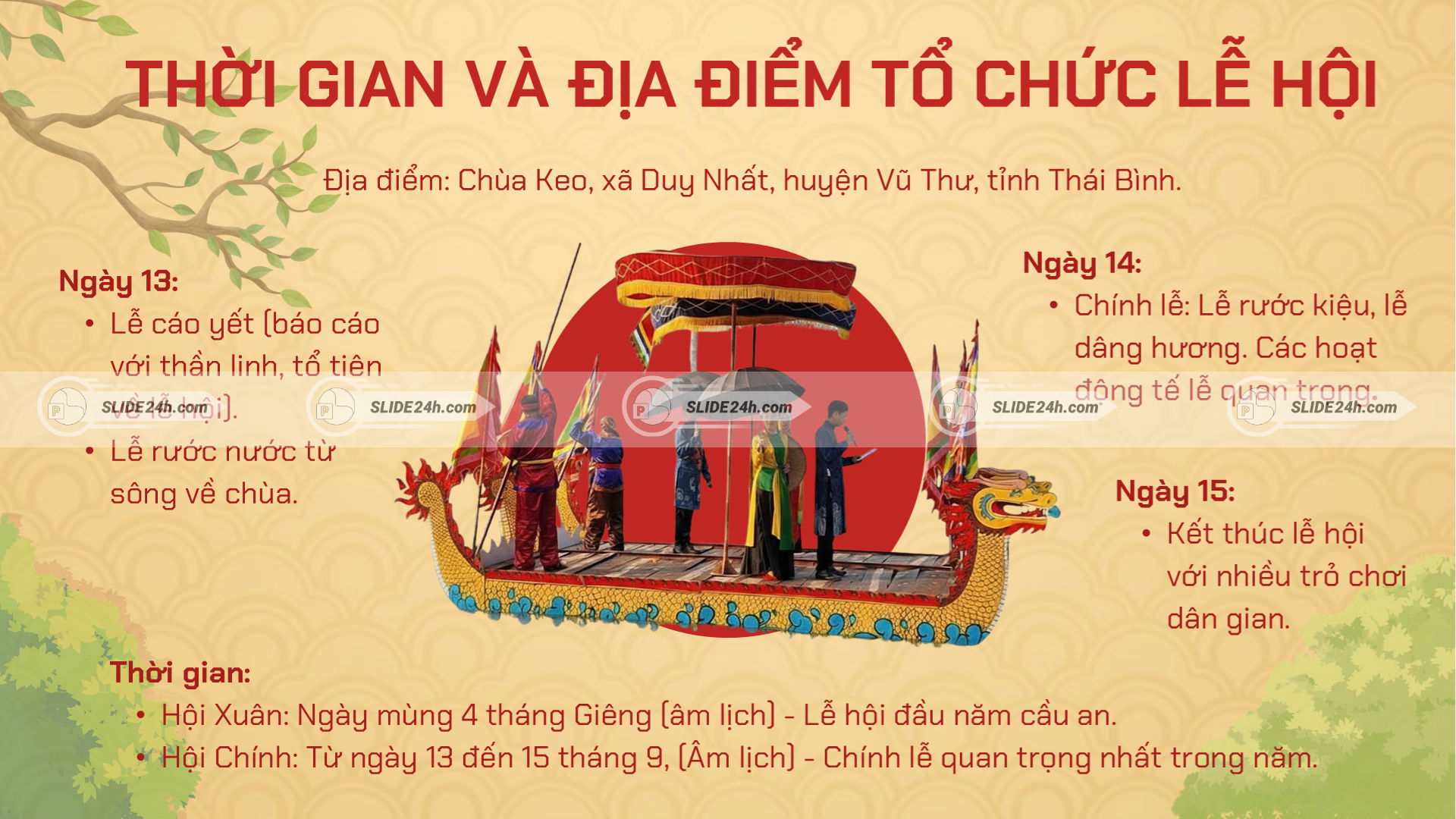 thời gian địa điểm lễ hội chùa keo