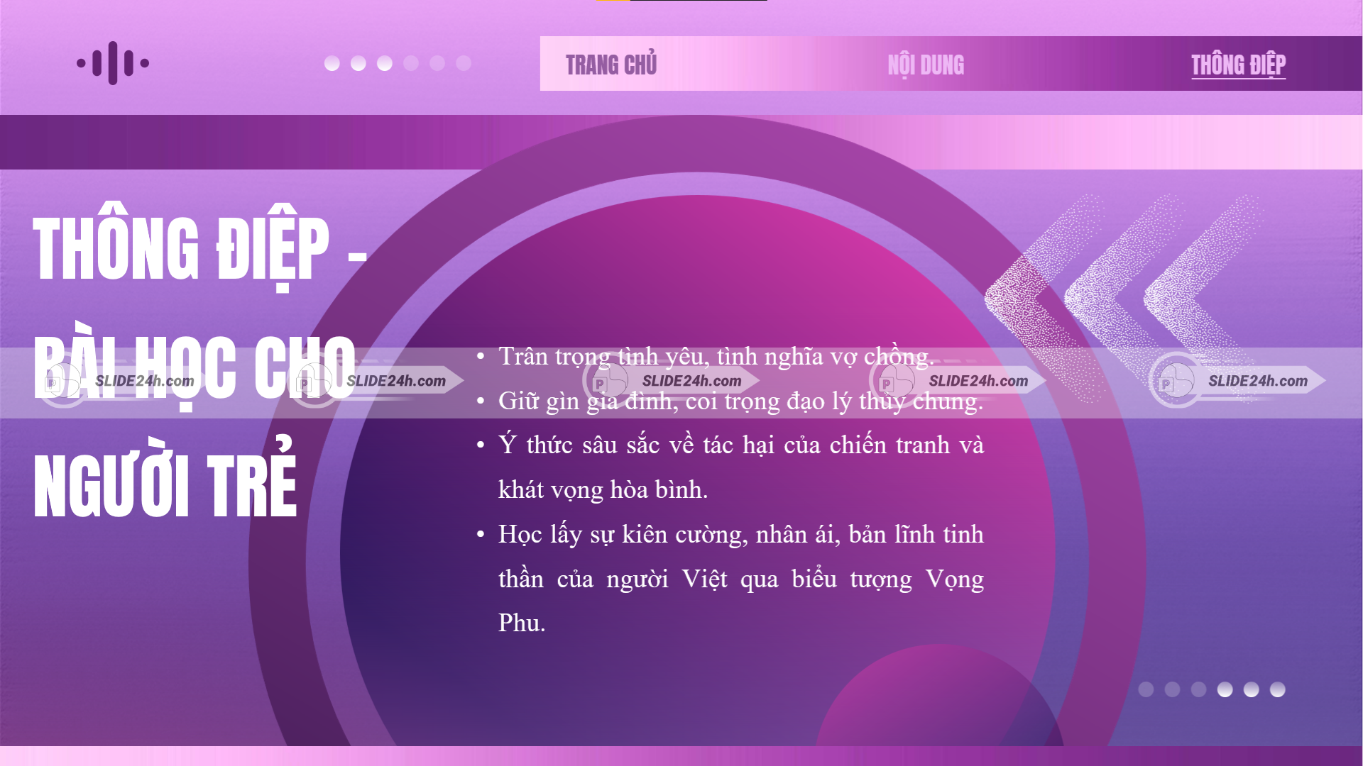 thông điệp bài học hòn vọng phu về tình yêu thủy chung và khát vọng hòa bình