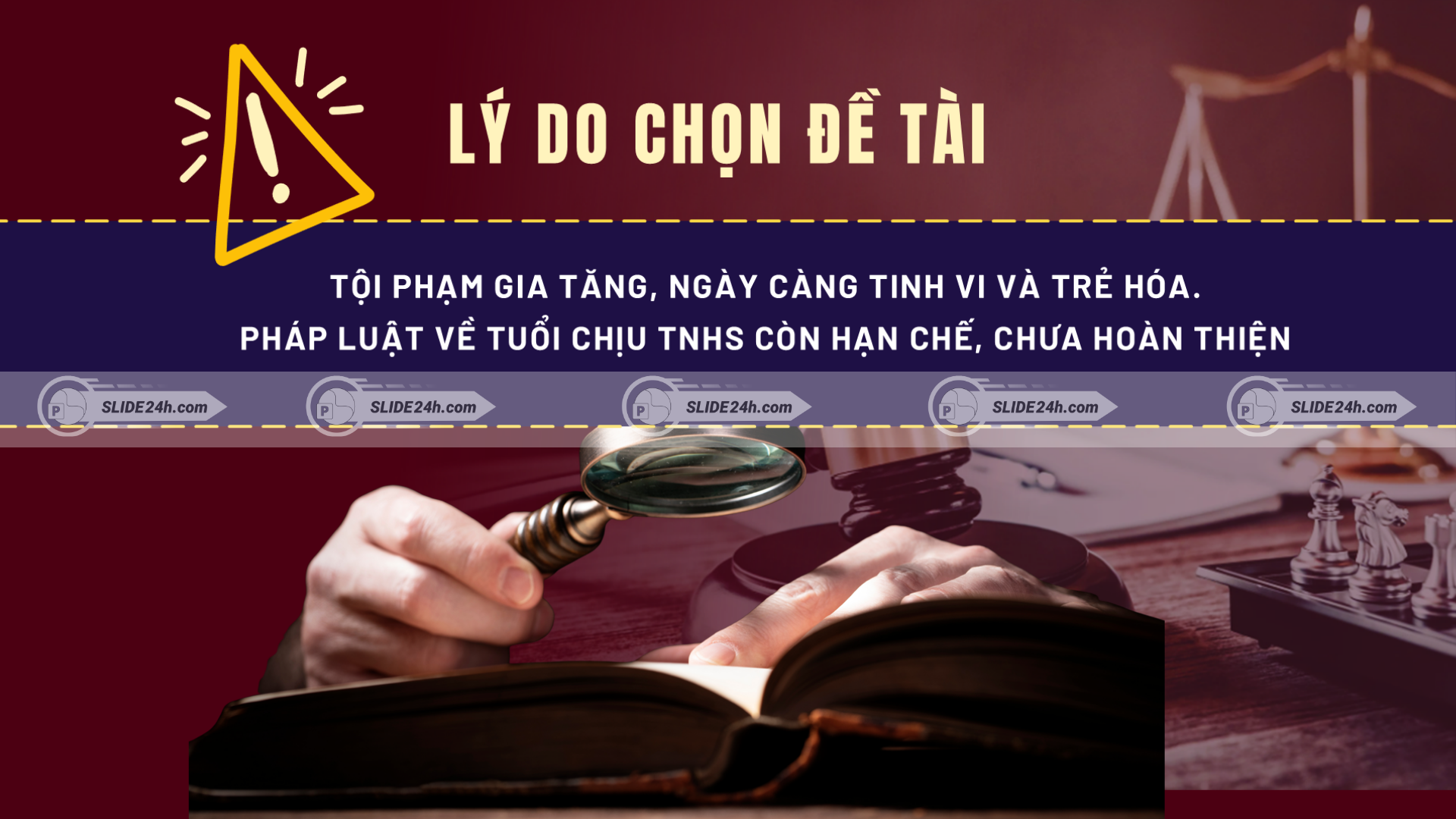 Thực trạng tội phạm ngày càng trẻ hóa và những hạn chế trong quy định pháp luật về tuổi chịu trách nhiệm hình sự.