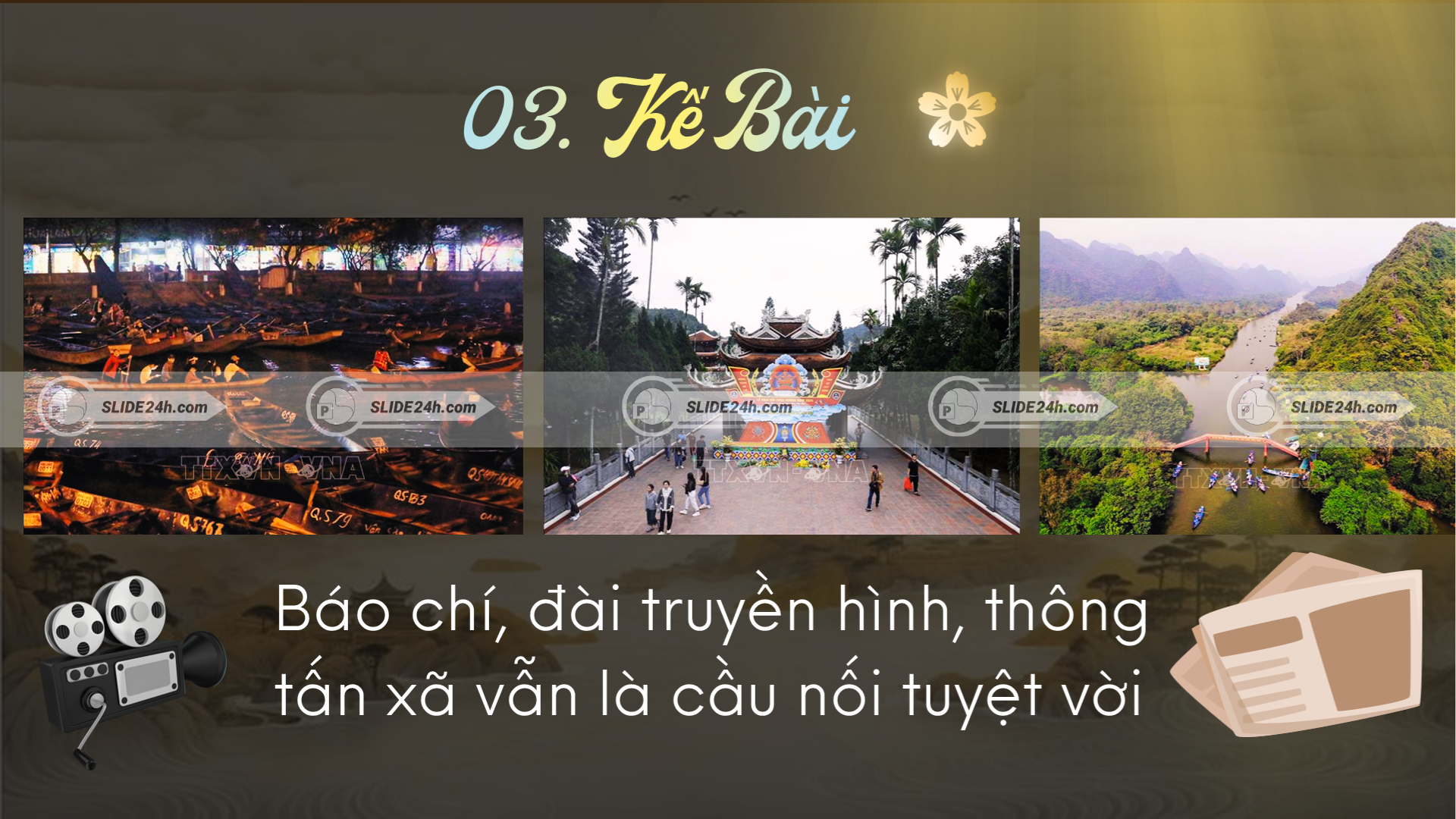 thuyền rồng suối yến và sân chùa hương nhìn từ trên cao