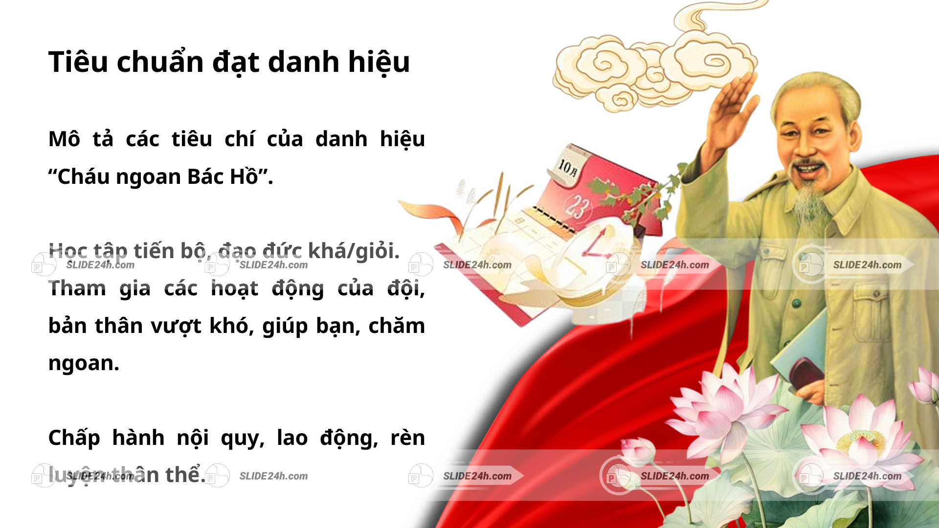 tiêu chuẩn danh hiệu