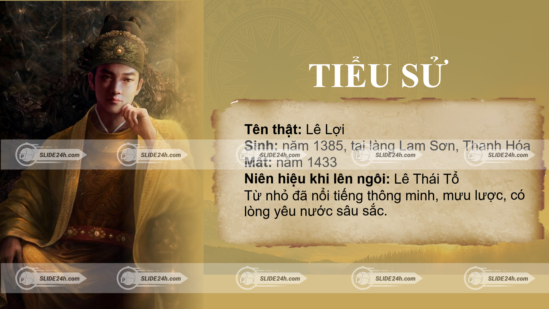 Tiểu sử Lê Lợi
