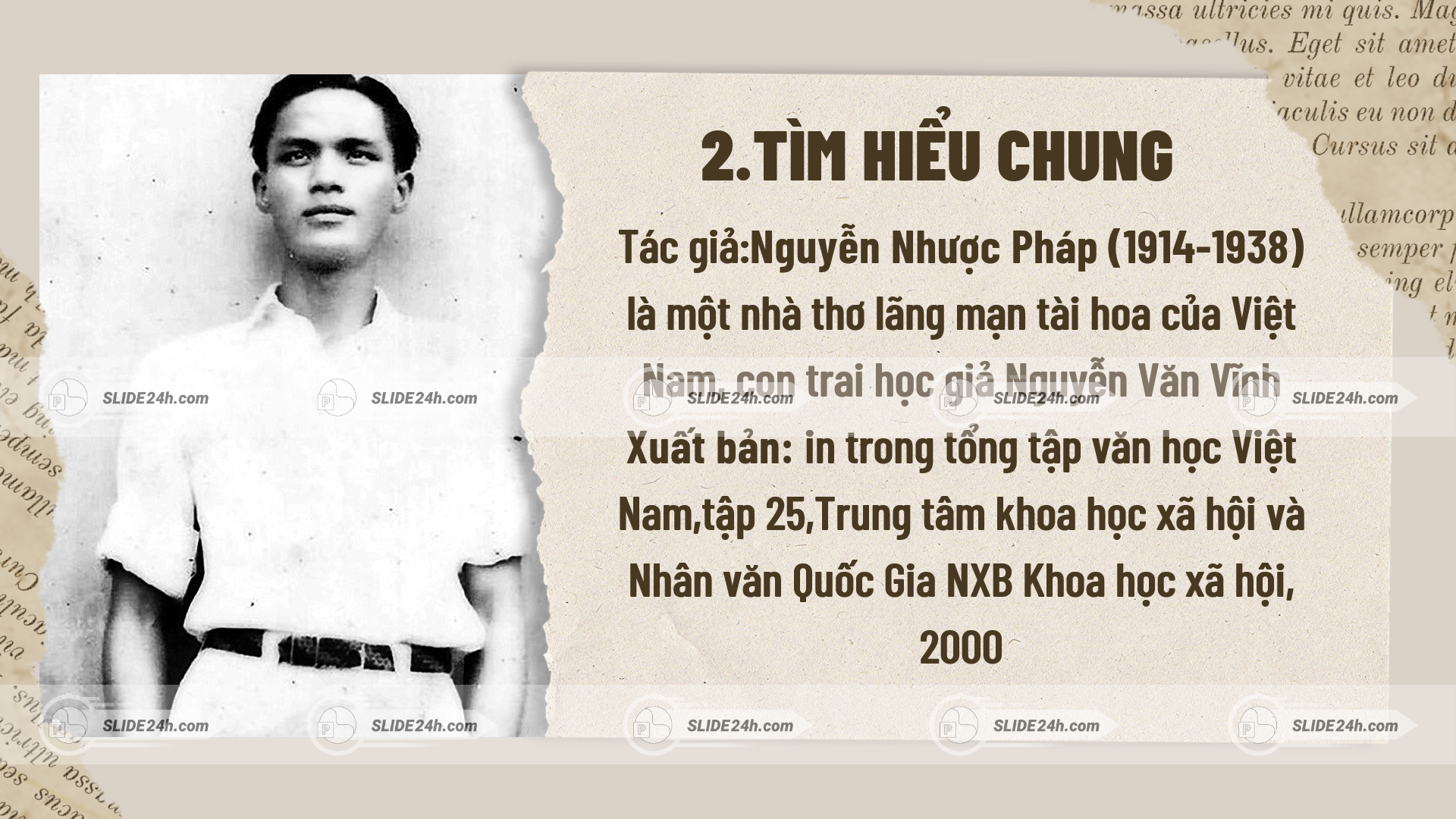 tìm hiểu tổng quan về tác giả tác phẩm