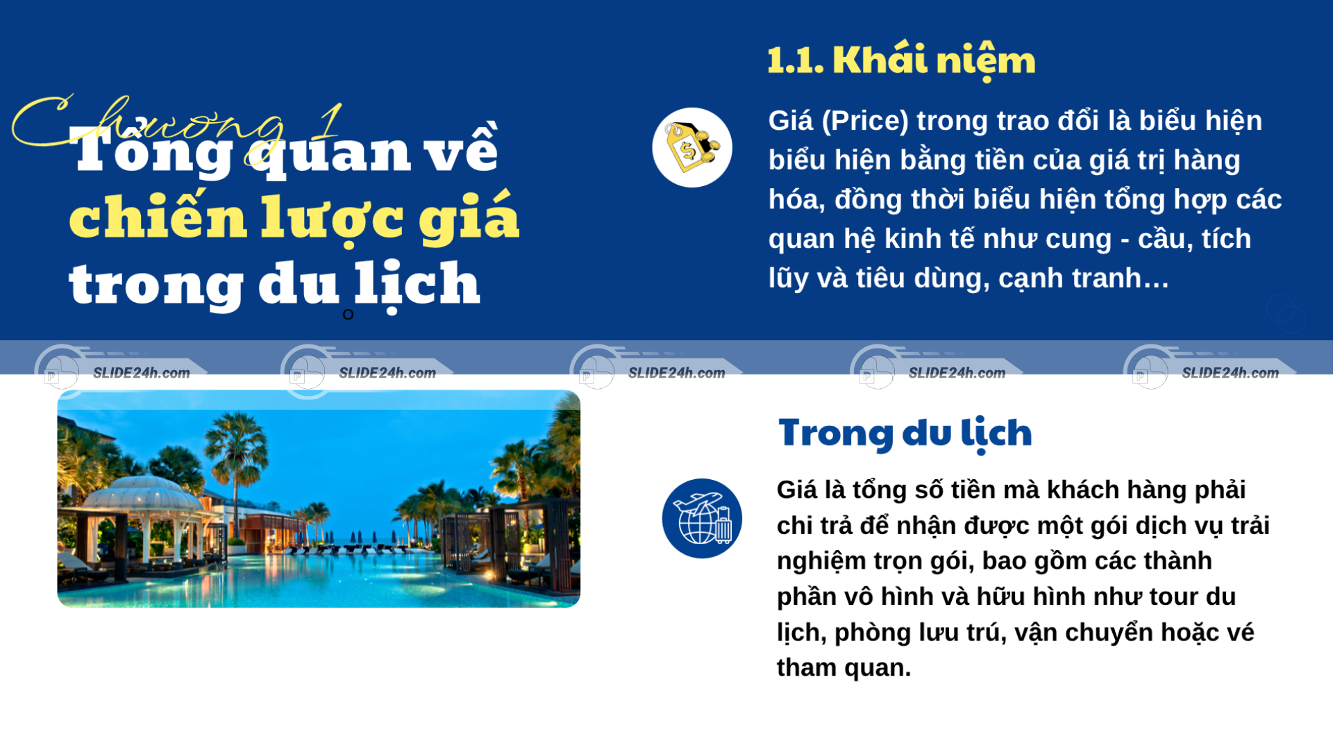 Tổng quan chiến lược giá du lịch.