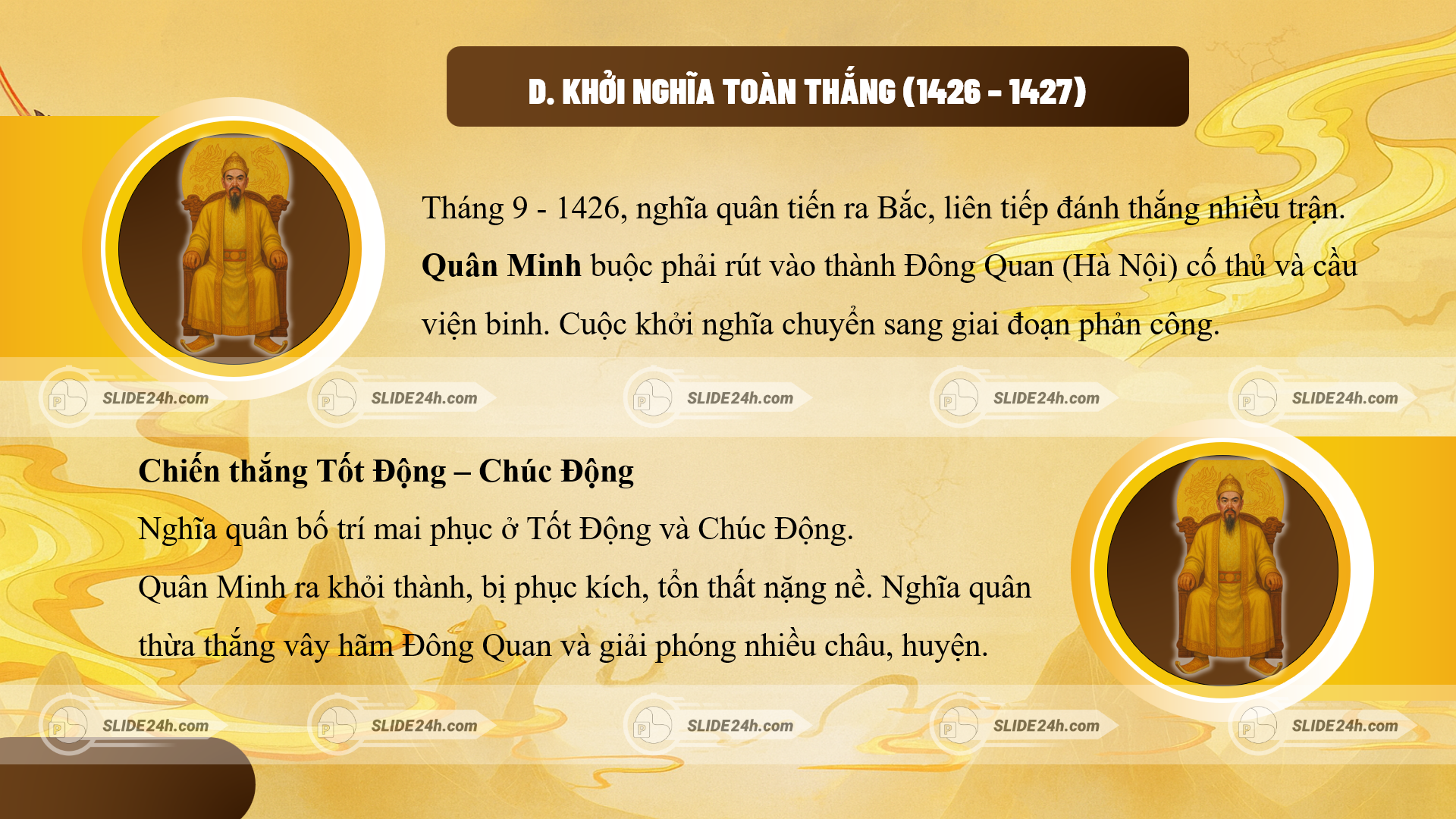 Trận chiến Tốt Động - Chúc Động