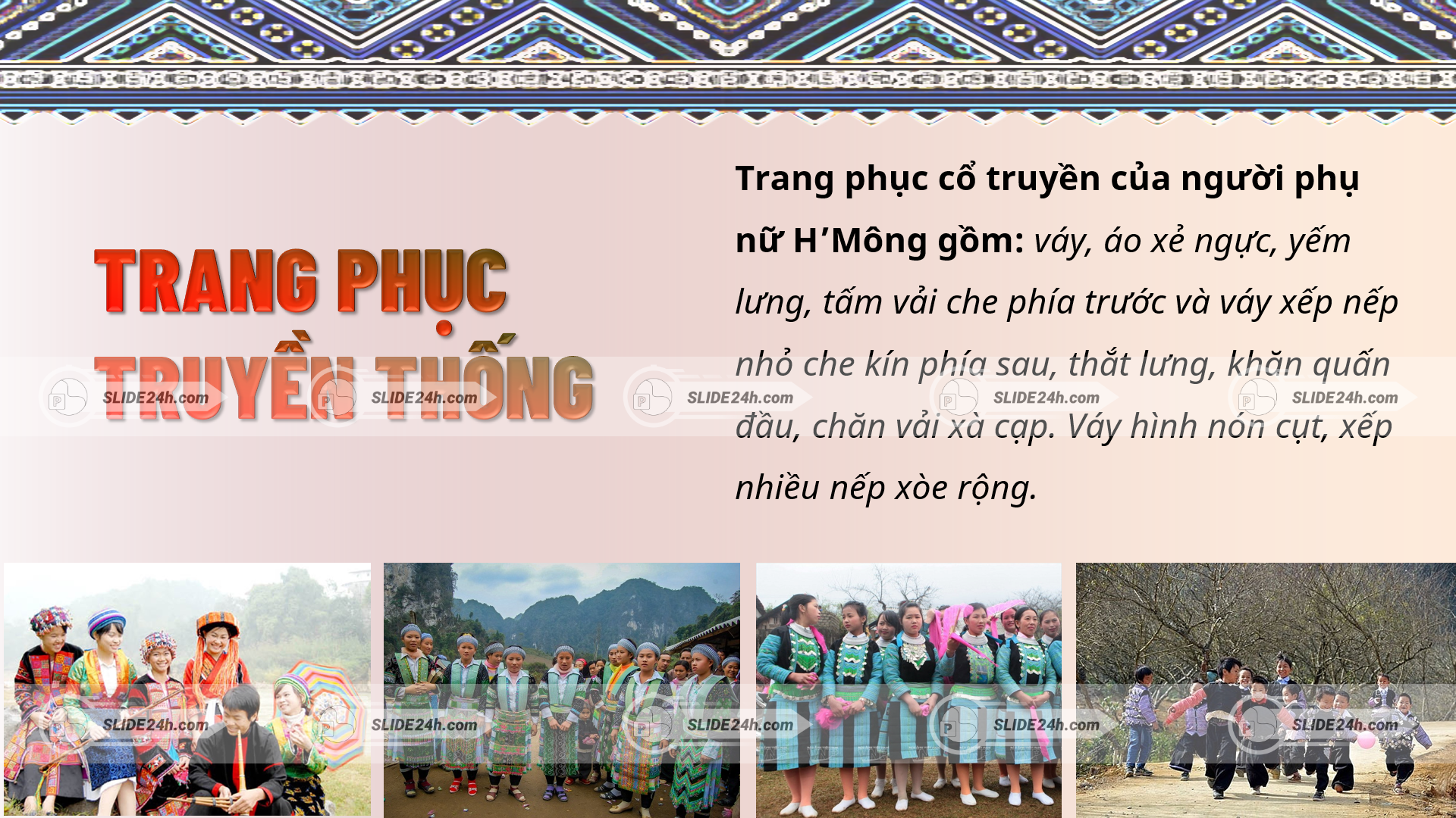 Trang phục phụ nữ H’Mông