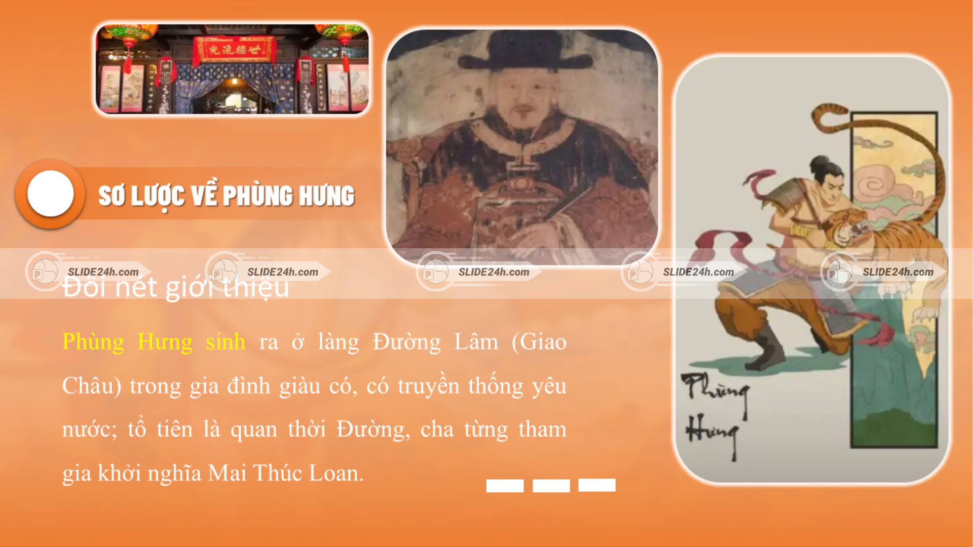 Trình bày sơ lược về Phùng Hưng, gồm quê quán, xuất thân, phẩm chất nổi bật.