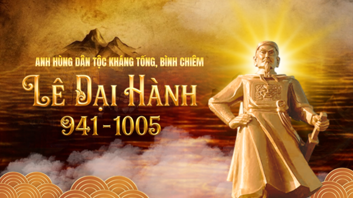 tượng vàng Lê Đại Hành anh hùng kháng Tống bình Chiêm