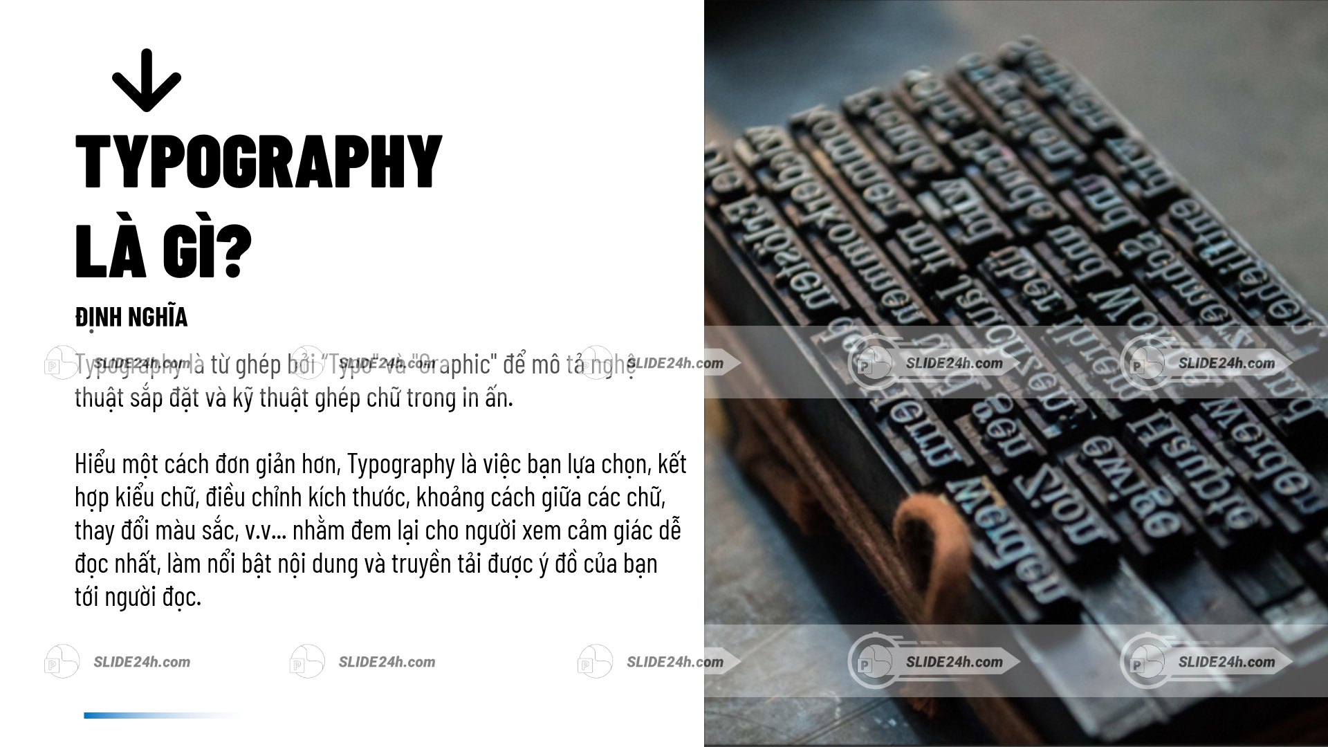 typography là gì minh họa chữ in kim loại cổ điển và định nghĩa nghệ thuật sắp đặt chữ