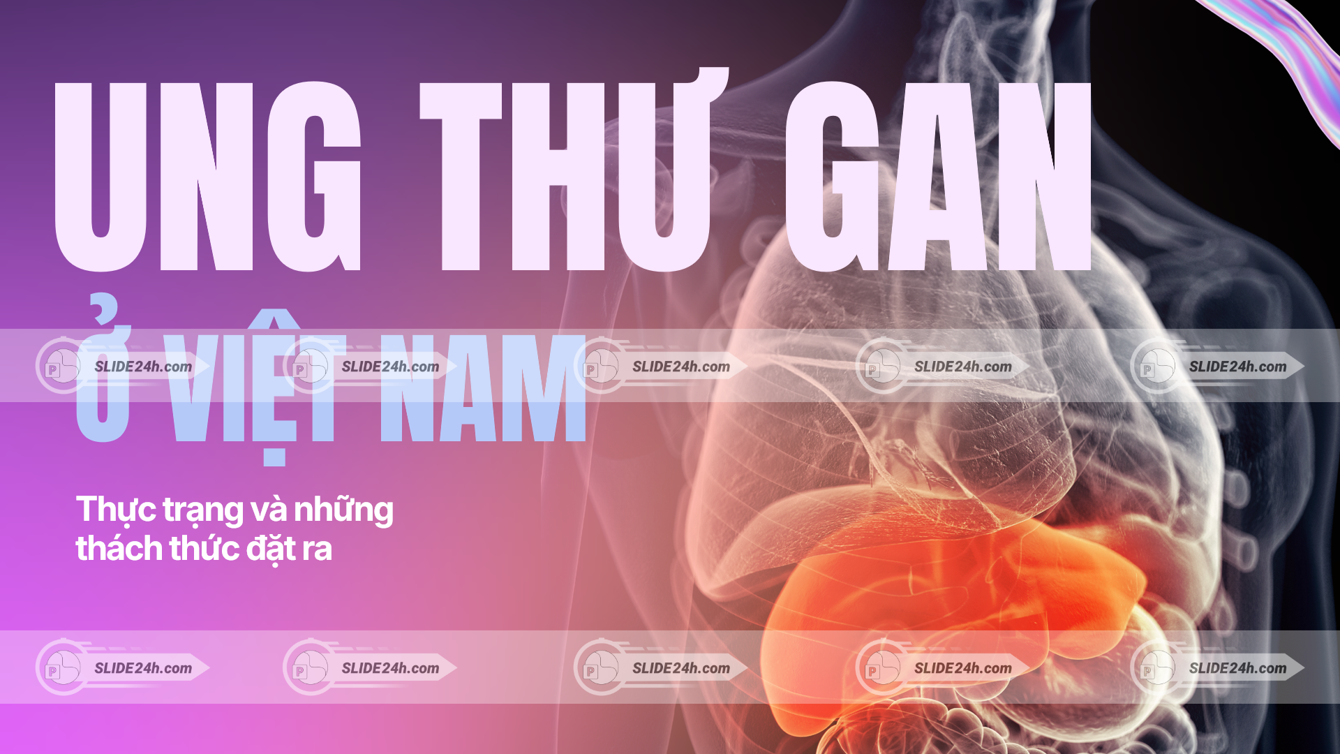 ung thư gan ở việt nam minh họa cơ quan gan phát sáng thể hiện thực trạng bệnh lý nguy hiểm