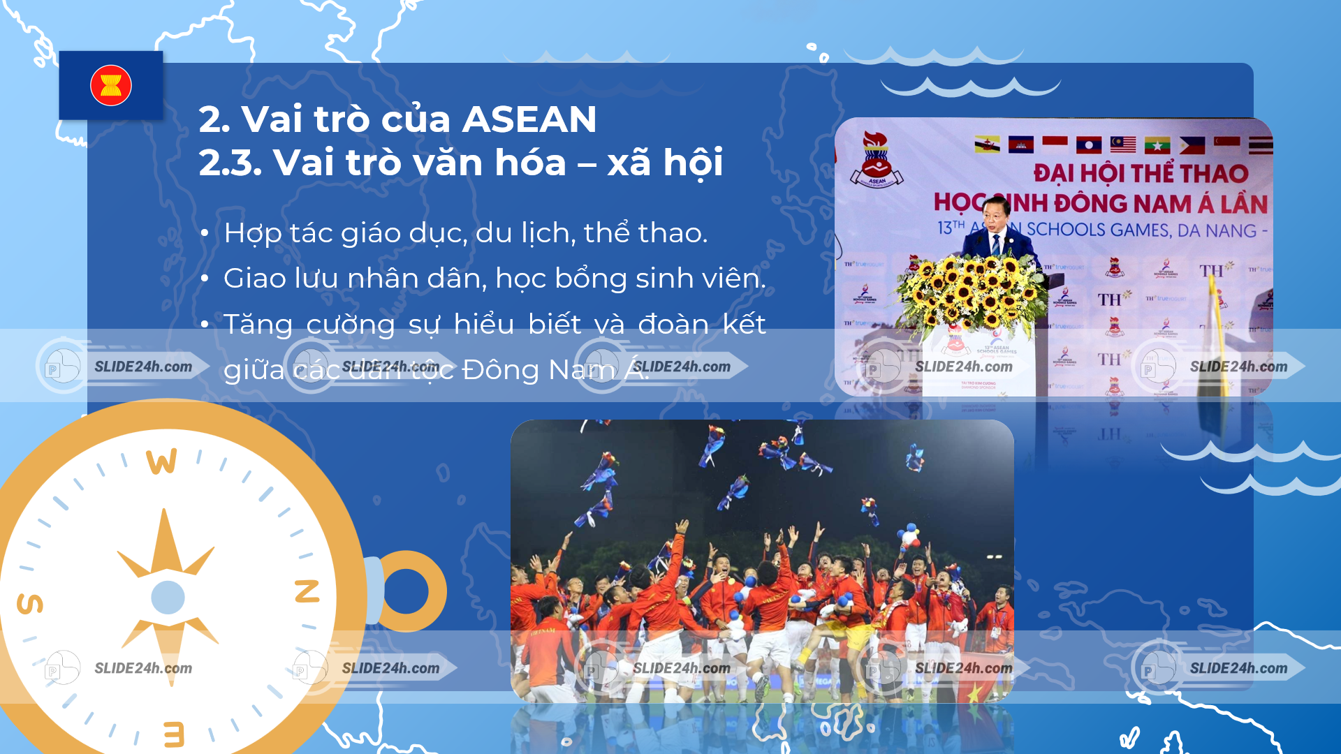 Vai trò của tổ chức ASEAN trong văn hóa - xã hội