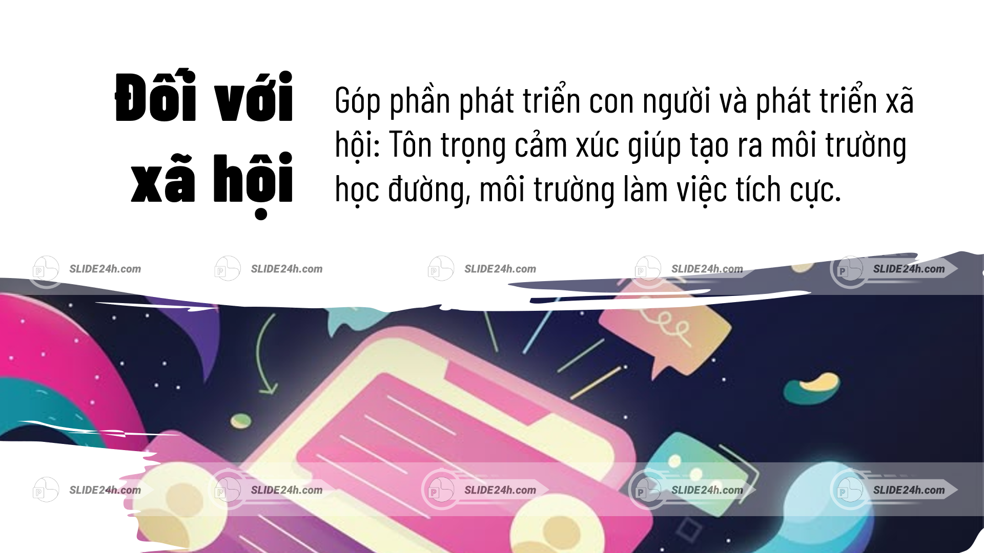 vai trò của tôn trọng cảm xúc đối với xã hội