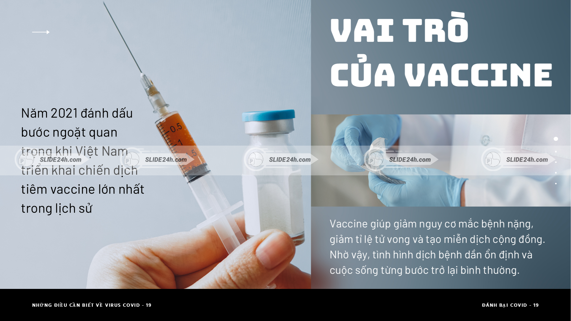 Vai trò của vaccine trong phòng chống COVID-19, giúp bảo vệ sức khỏe và kiểm soát dịch bệnh hiệu quả hơn.