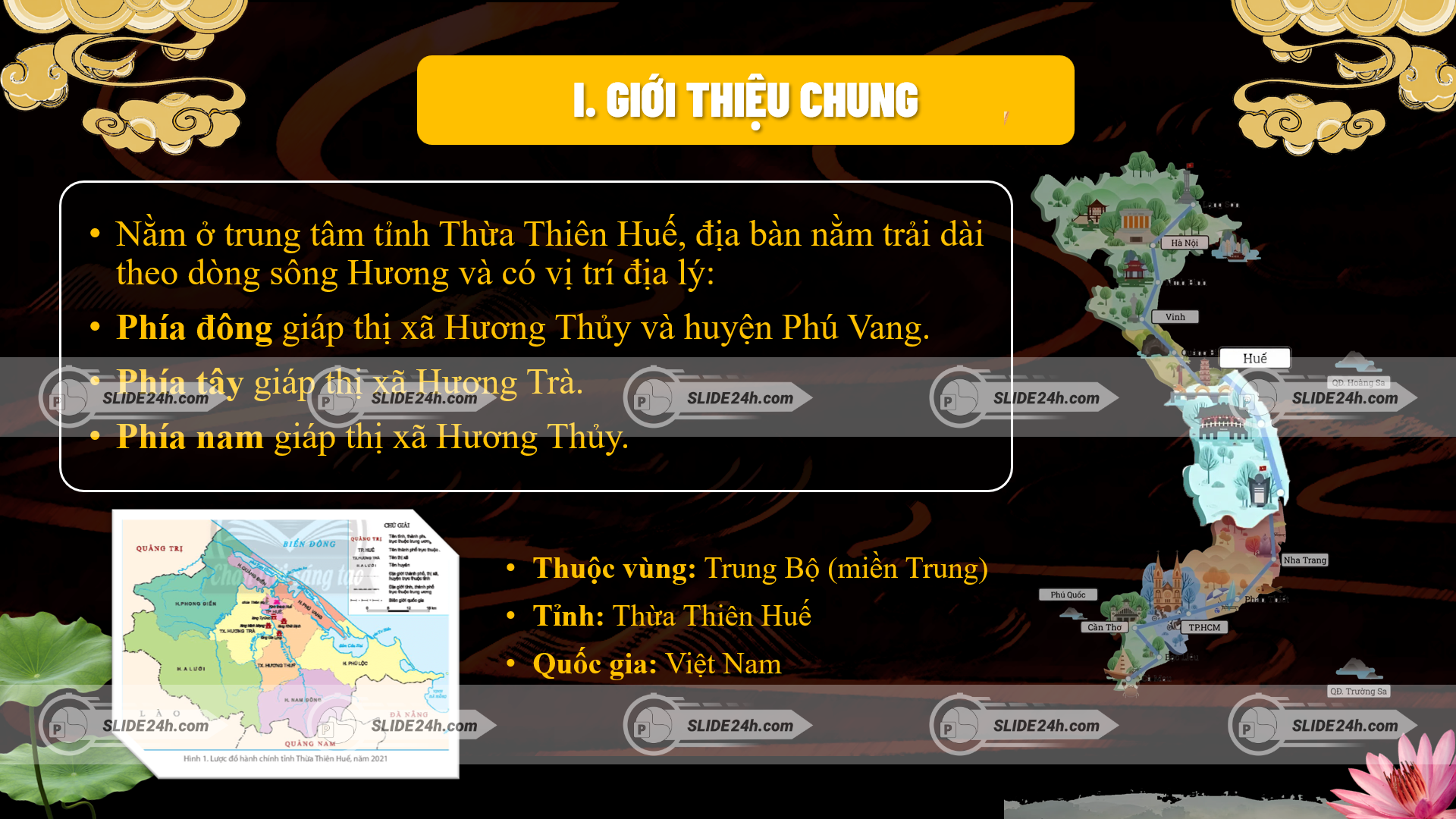 Vị trí của cố đô Huế